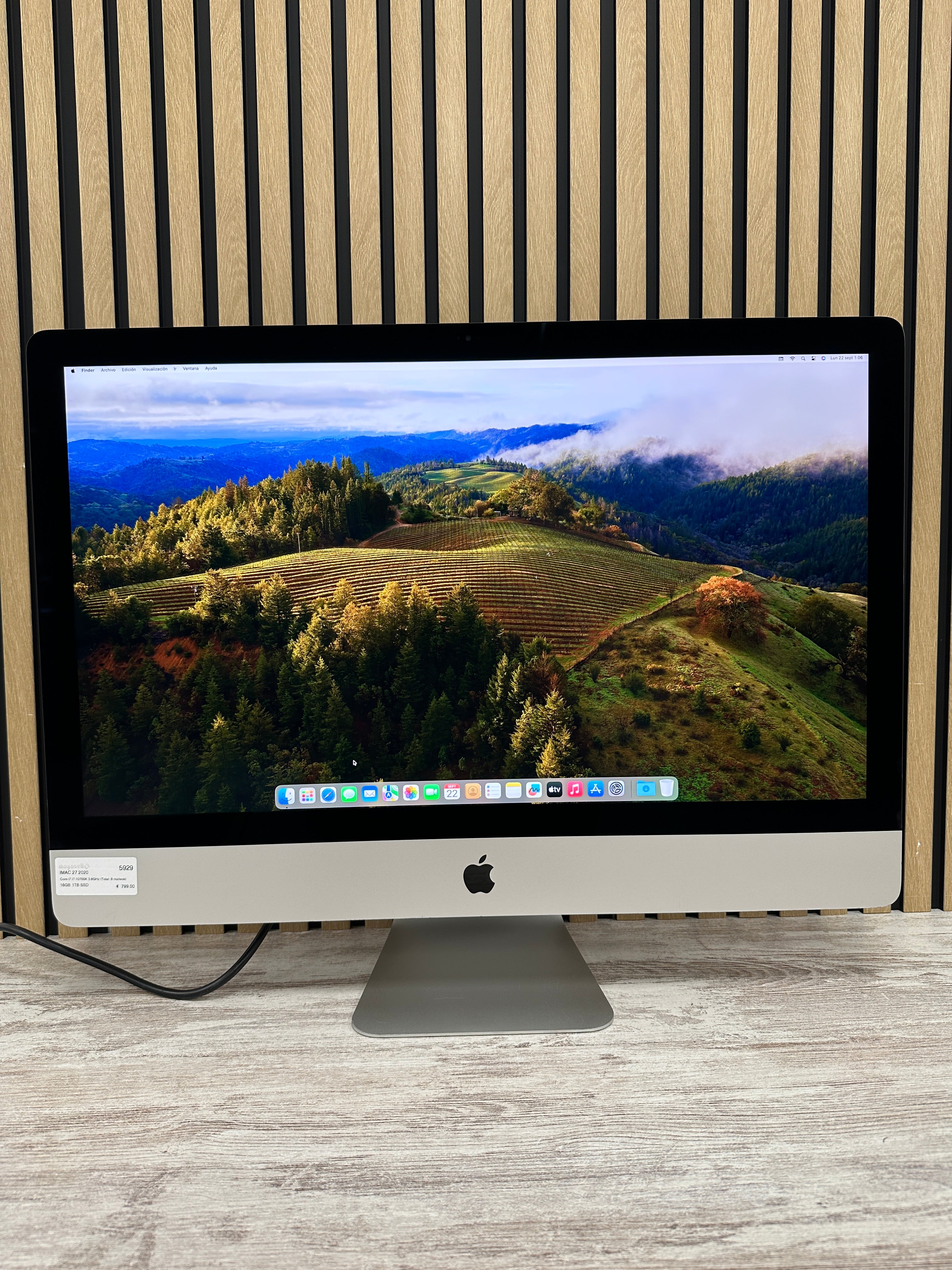 iMac 27" 2020 i7 16gb 1tb SSD