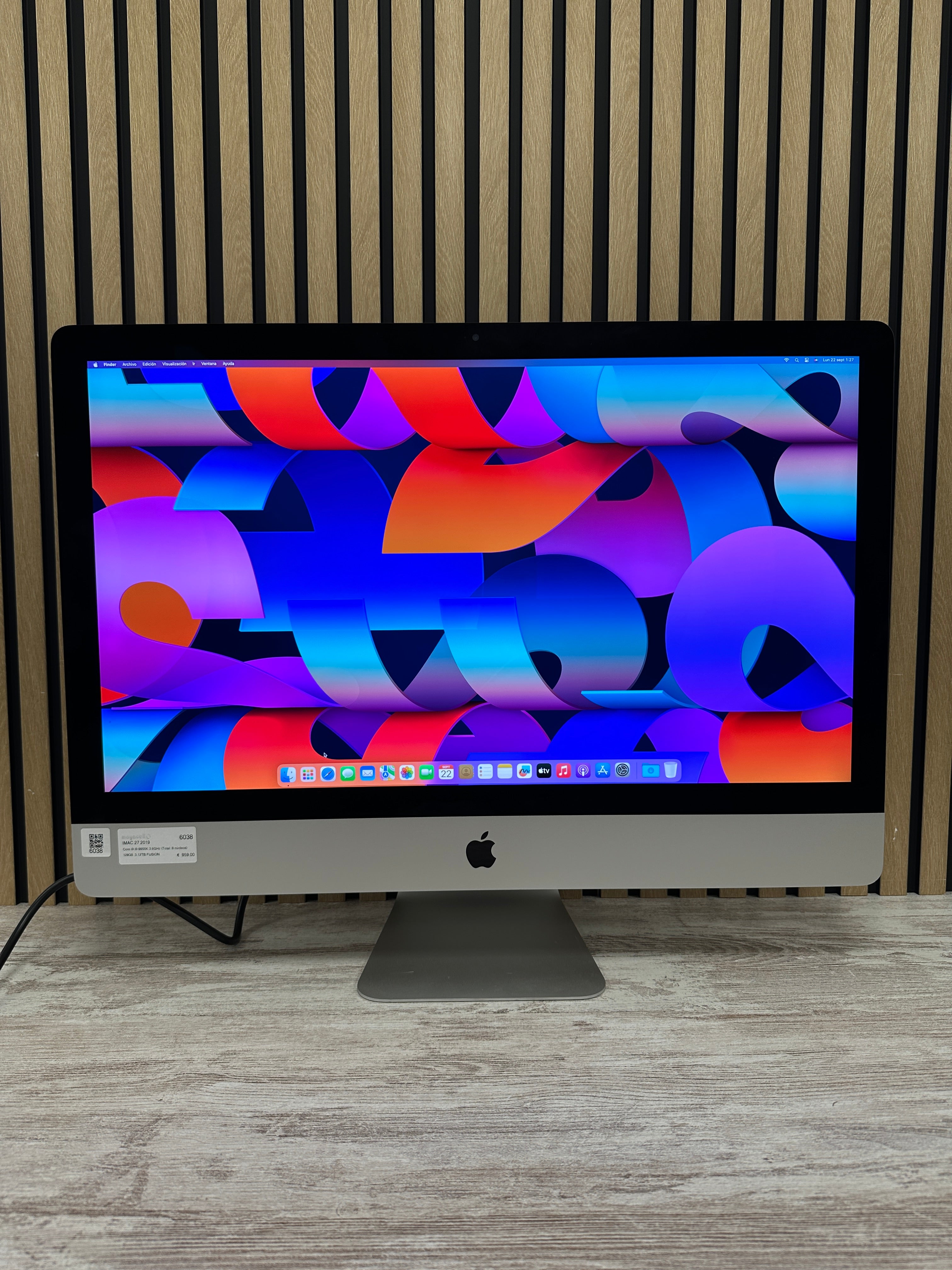 iMac 27" 2019 i9 128gb 3.12tb FUSION
