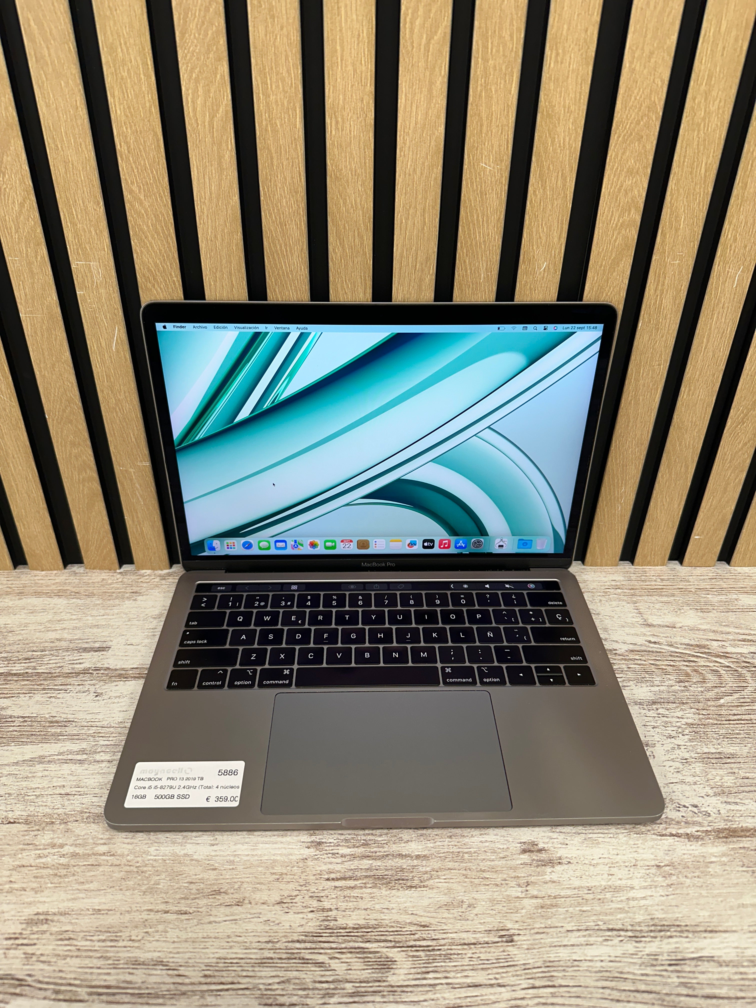MacBook Pro 13" 2019 TB i5 16gb 500gb SSD