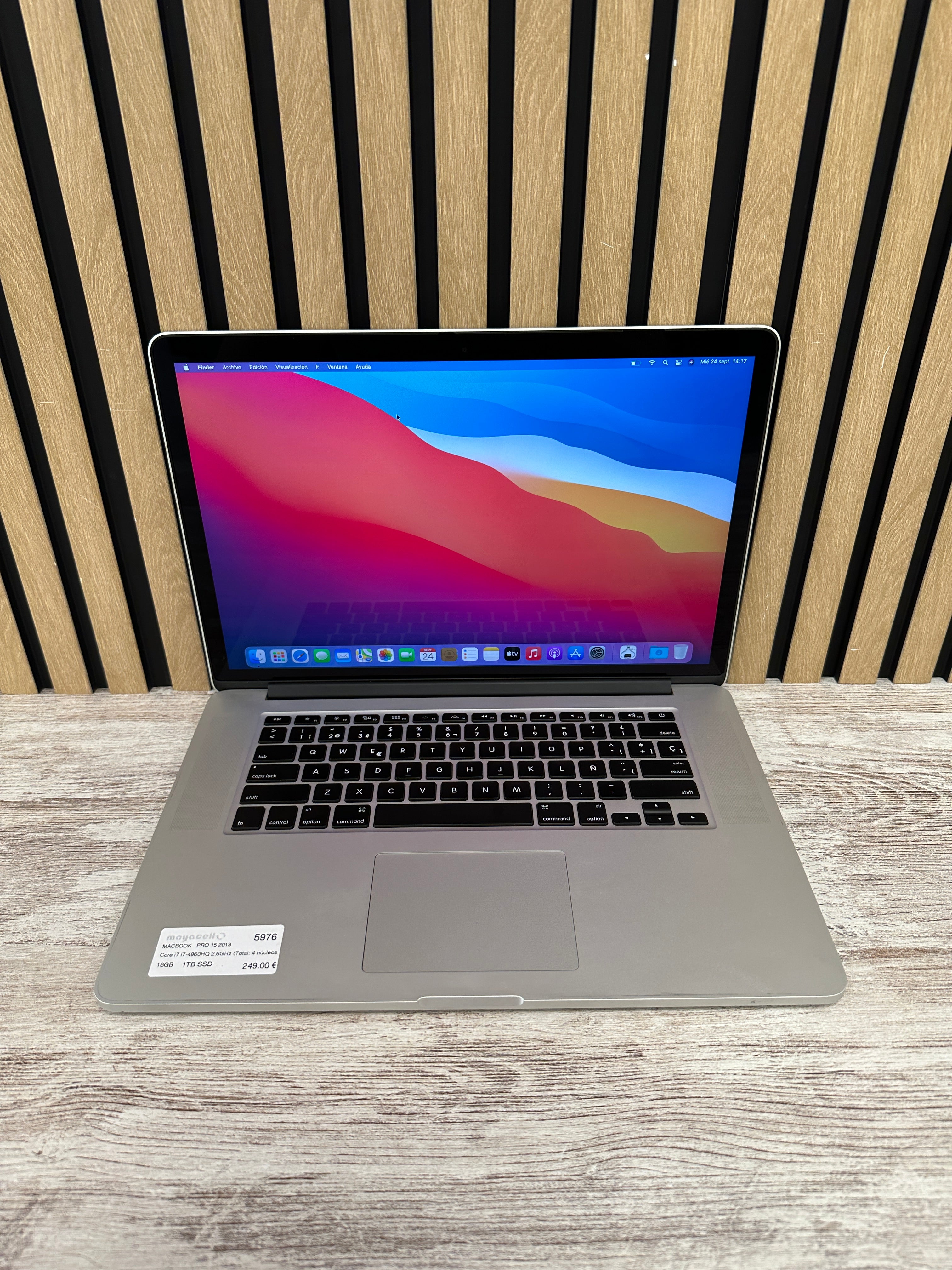MacBook Pro 15" 2013 i7 16gb 1tb SSD