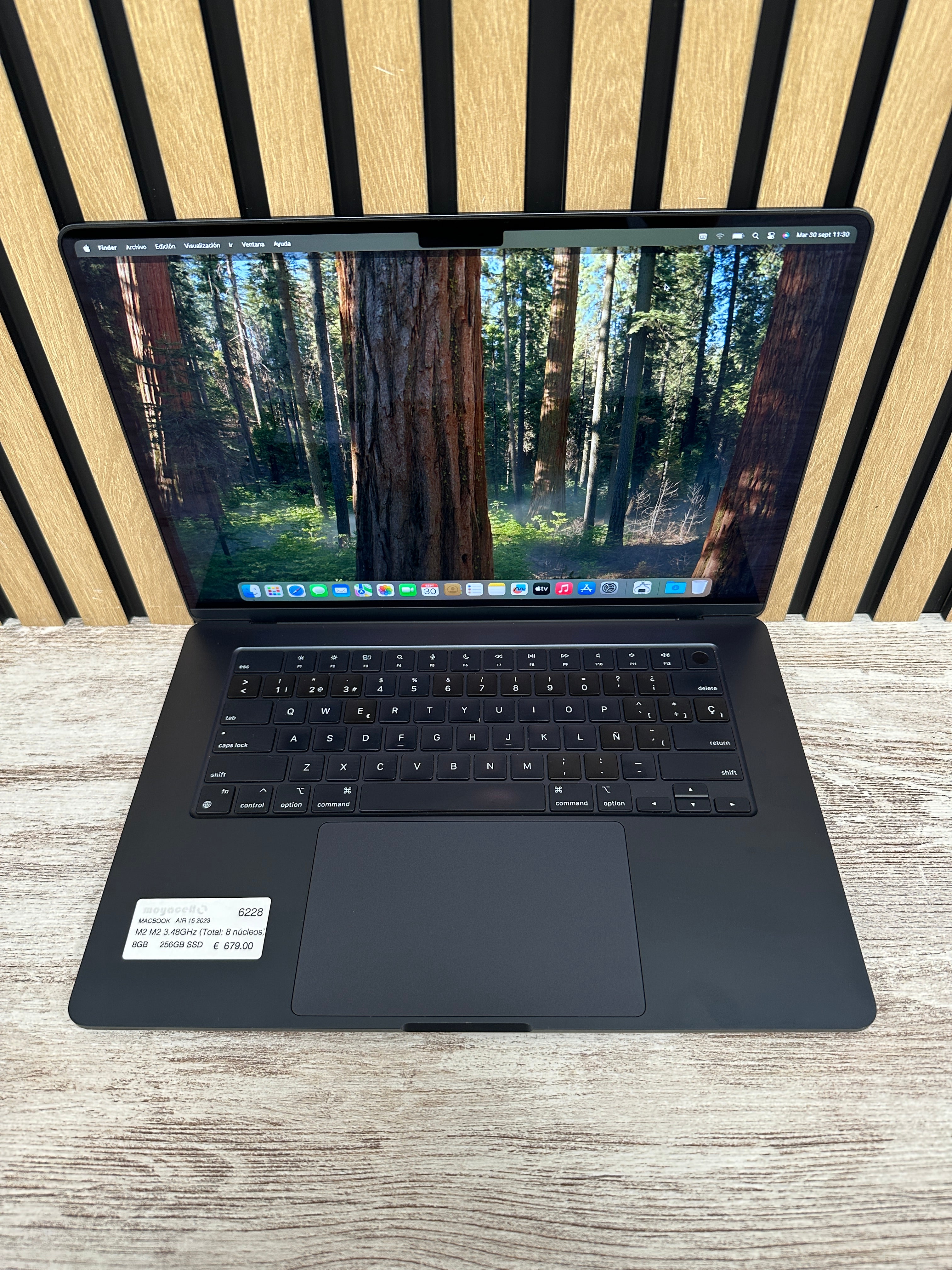 MacBook Air 15" 2023 M2 8gb 256gb SSD