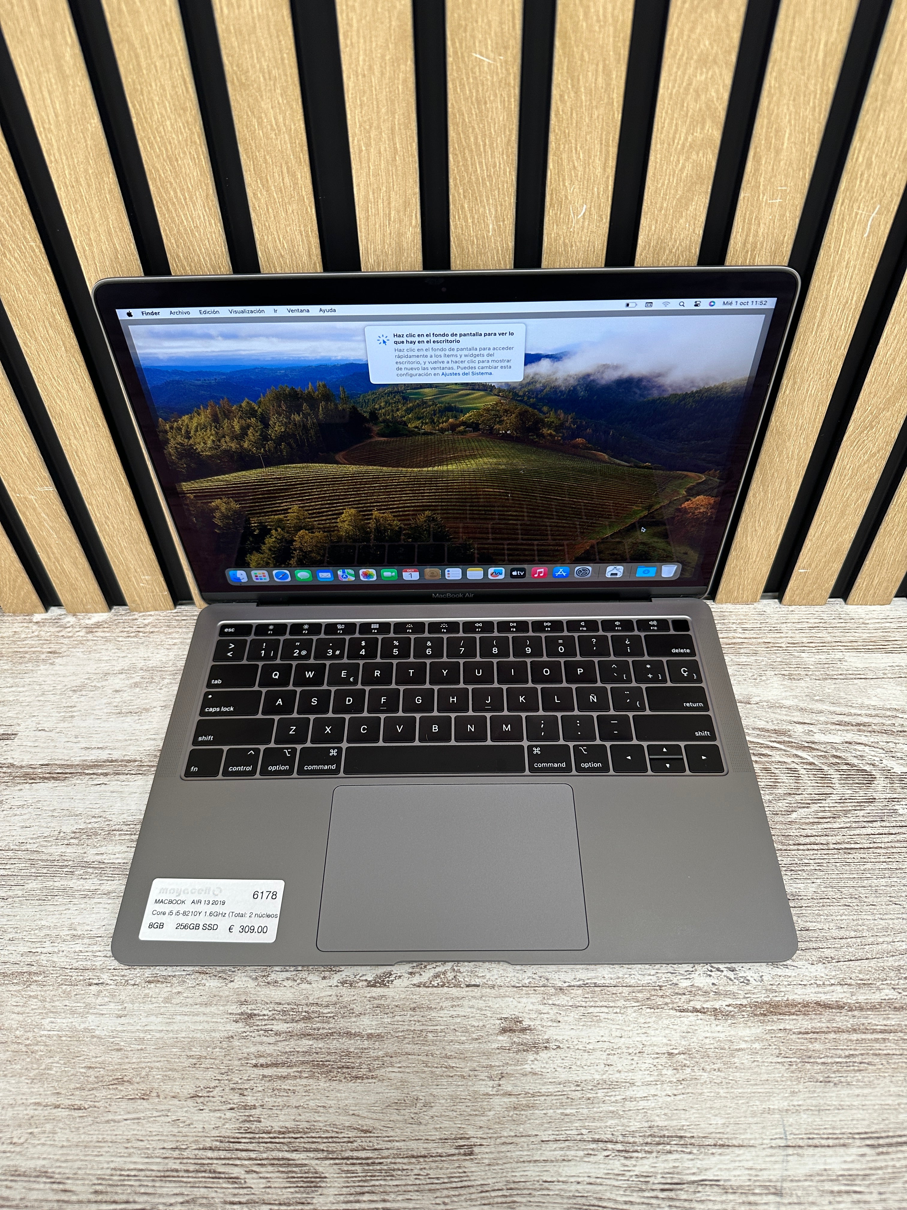 MacBook Air 13" 2019 i5 8gb 256gb SSD