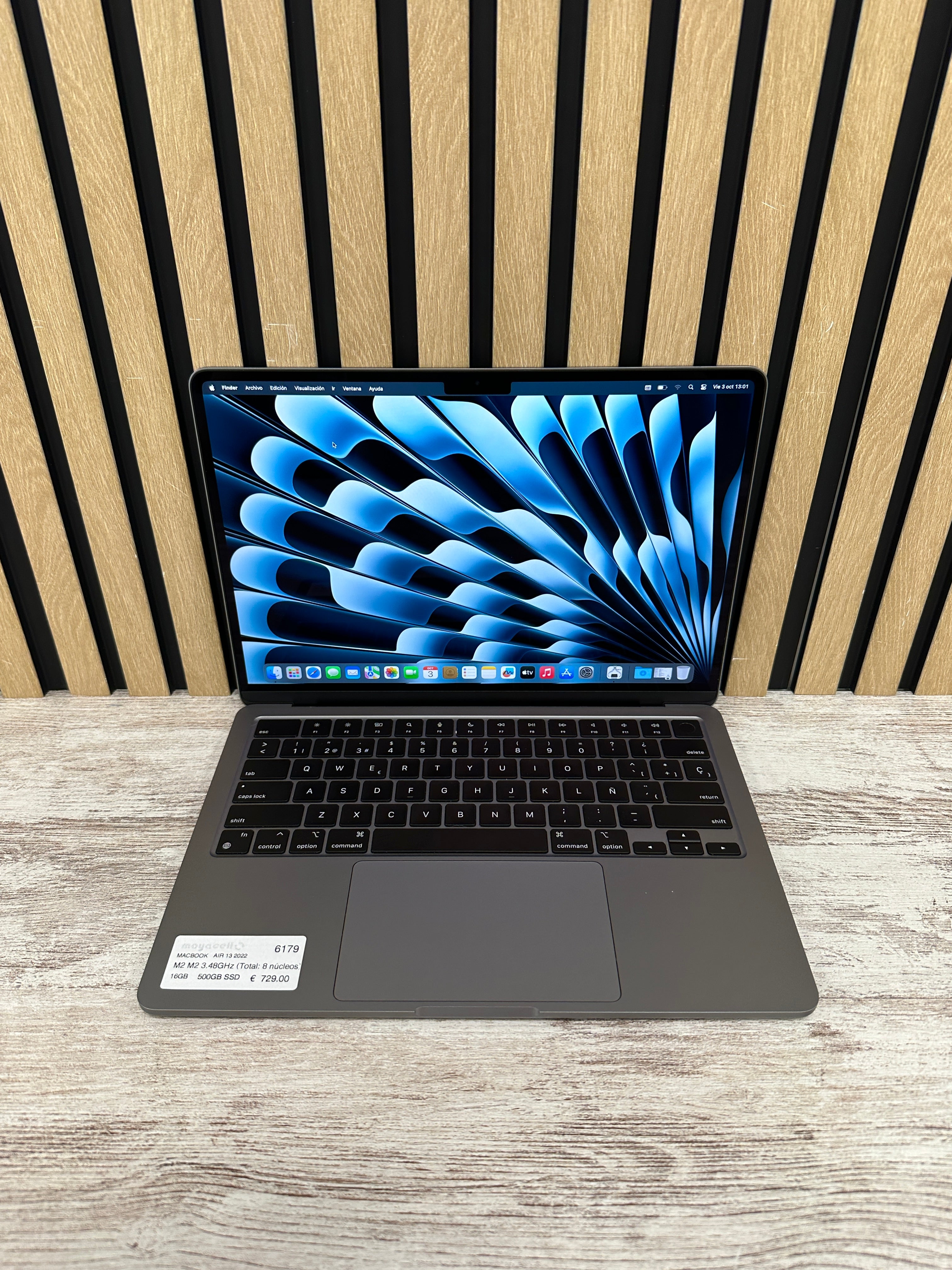 MacBook Air 13" 2022 M2 16gb 500gb SSD