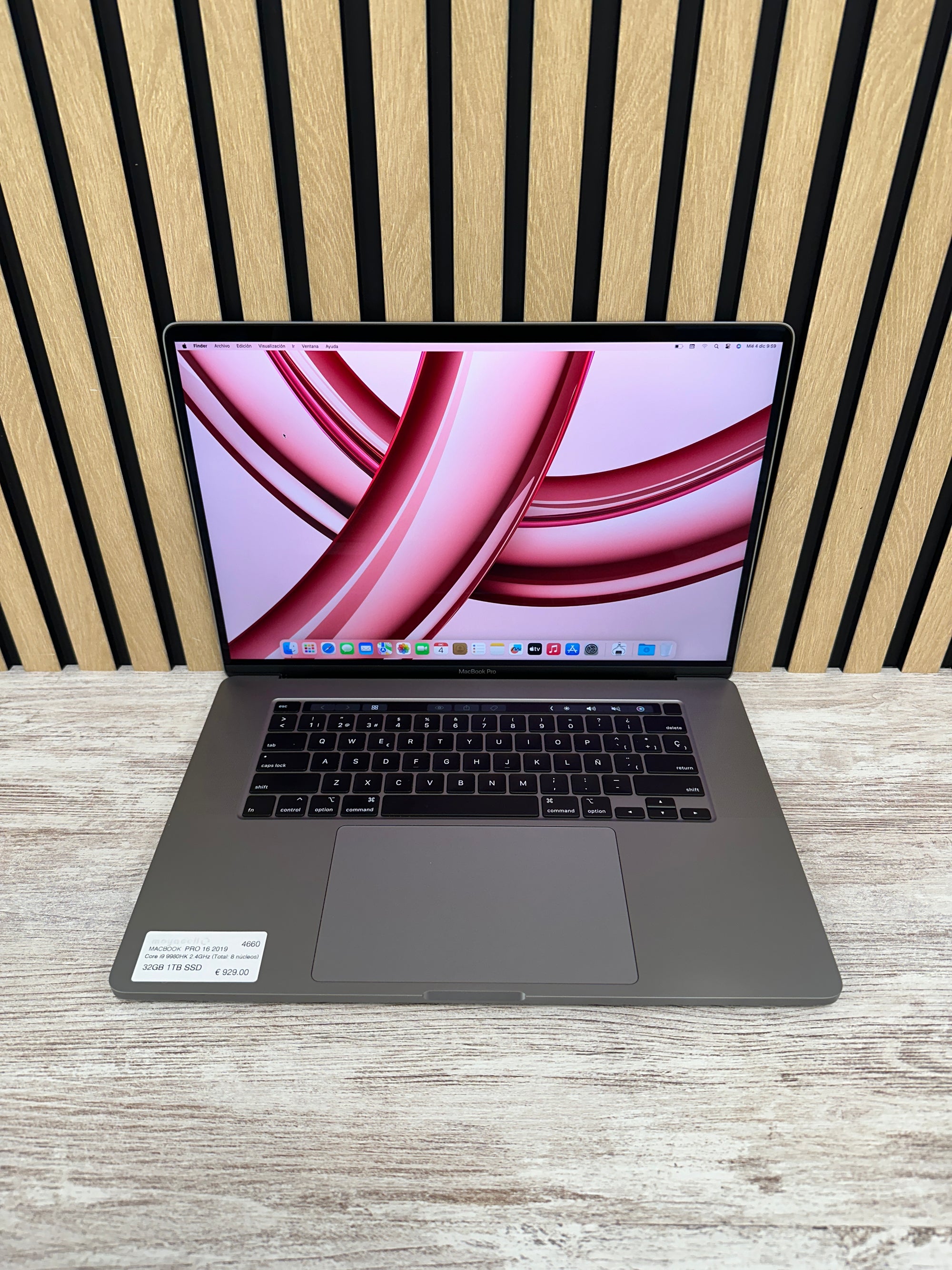 MacBook Pro 16" 2019 i9 32gb 1tb SSD