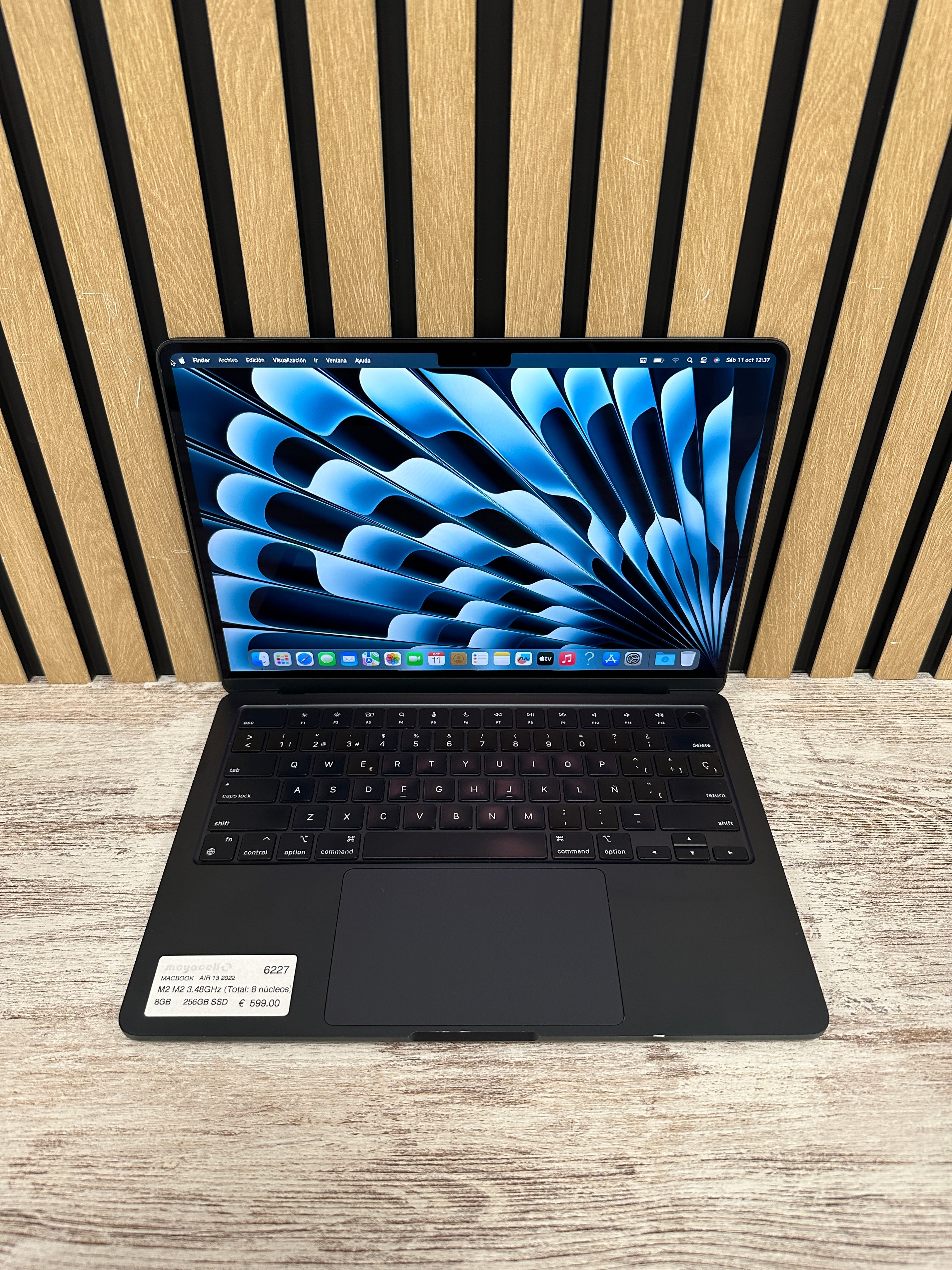 MacBook Air 13" 2022 M2 8gb 256gb SSD