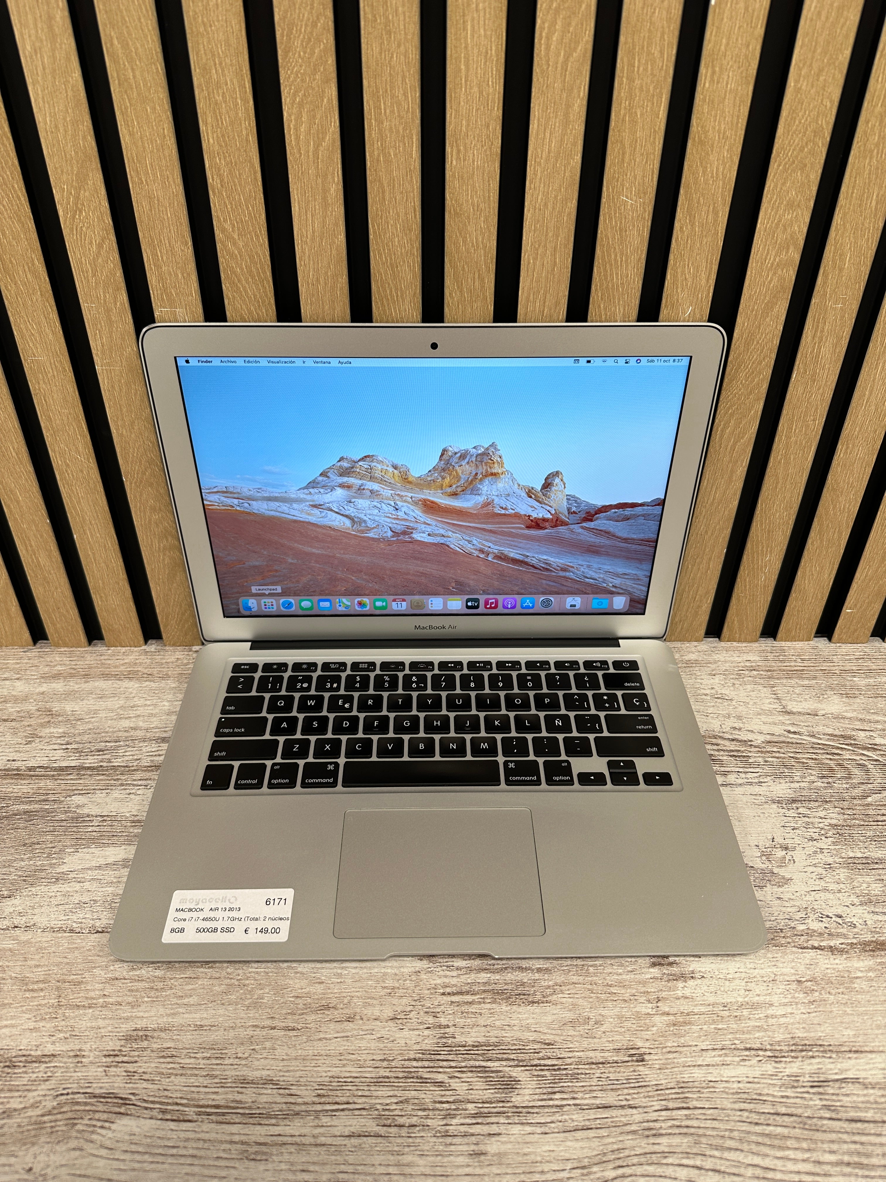 MacBook Air 13" 2013 i7 8gb 500gb SSD