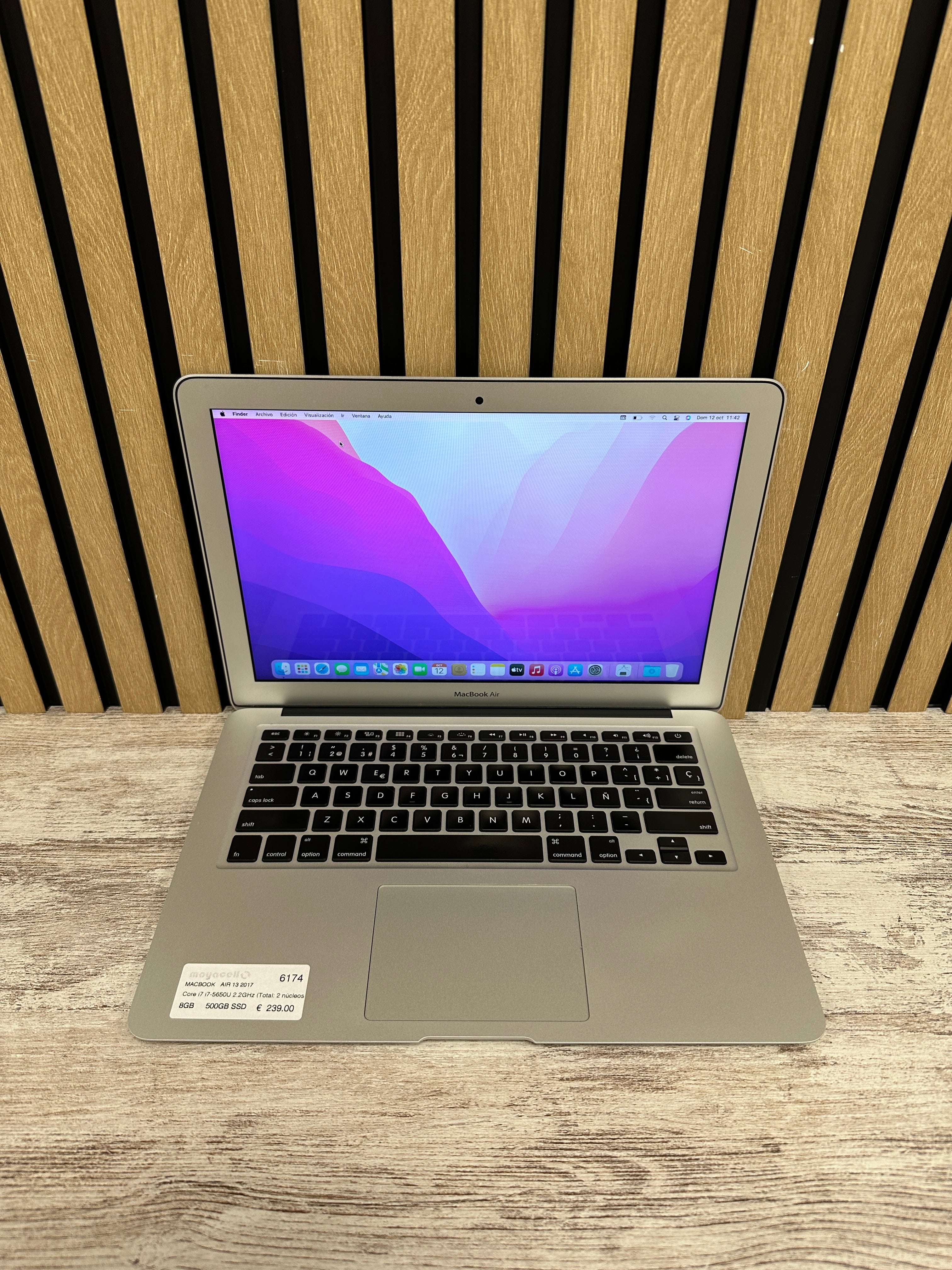 MacBook Air 13" 2017 i7 8gb 500gb SSD