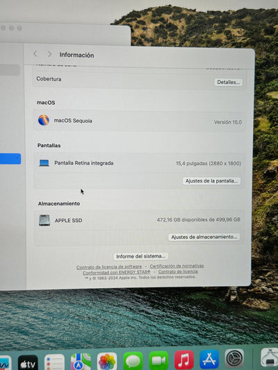 MacBook Pro 15" 2019 i7 16gb 512gb SSD