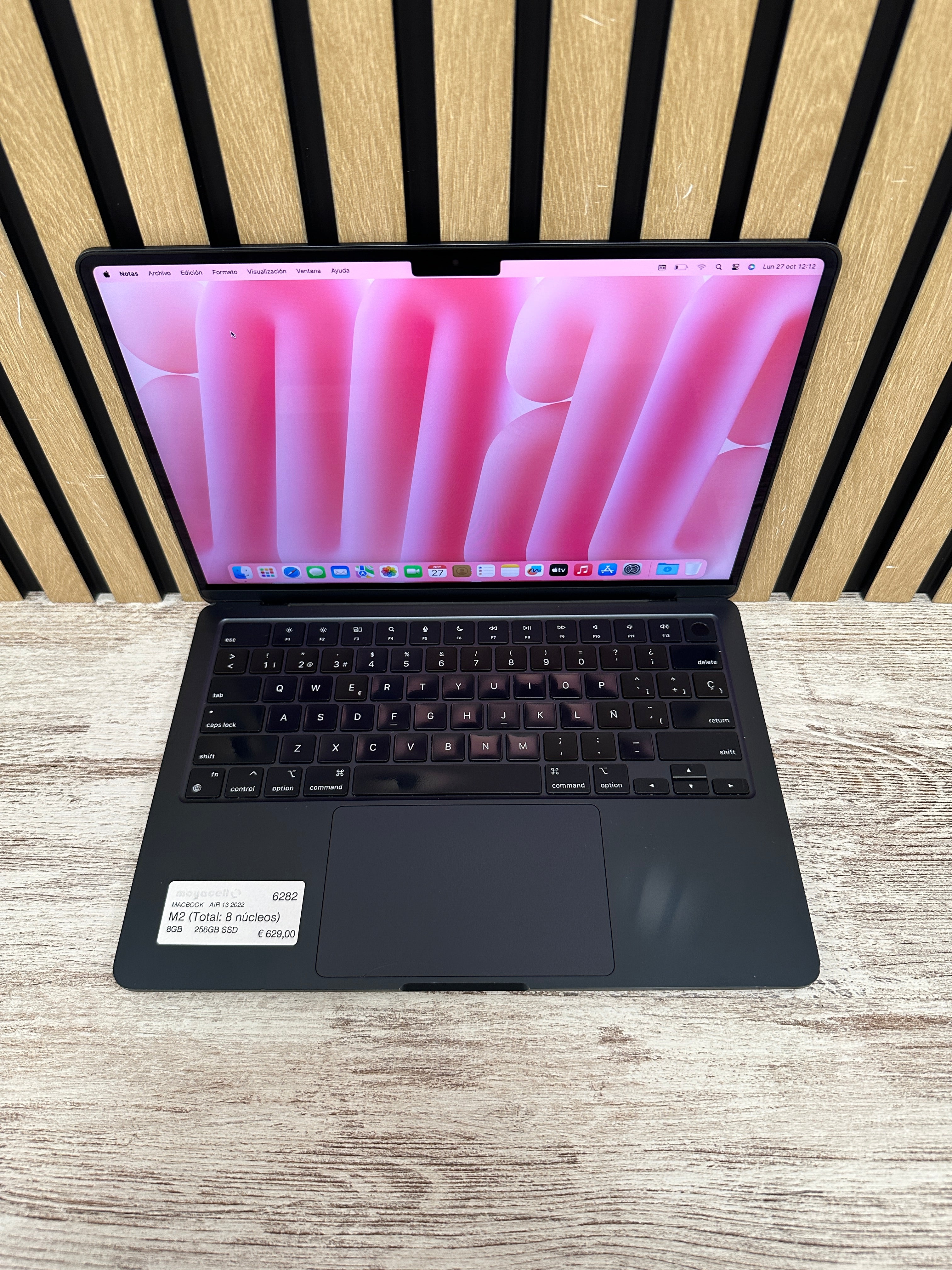 MacBook Air 13" 2022 M2 8gb 256gb SSD