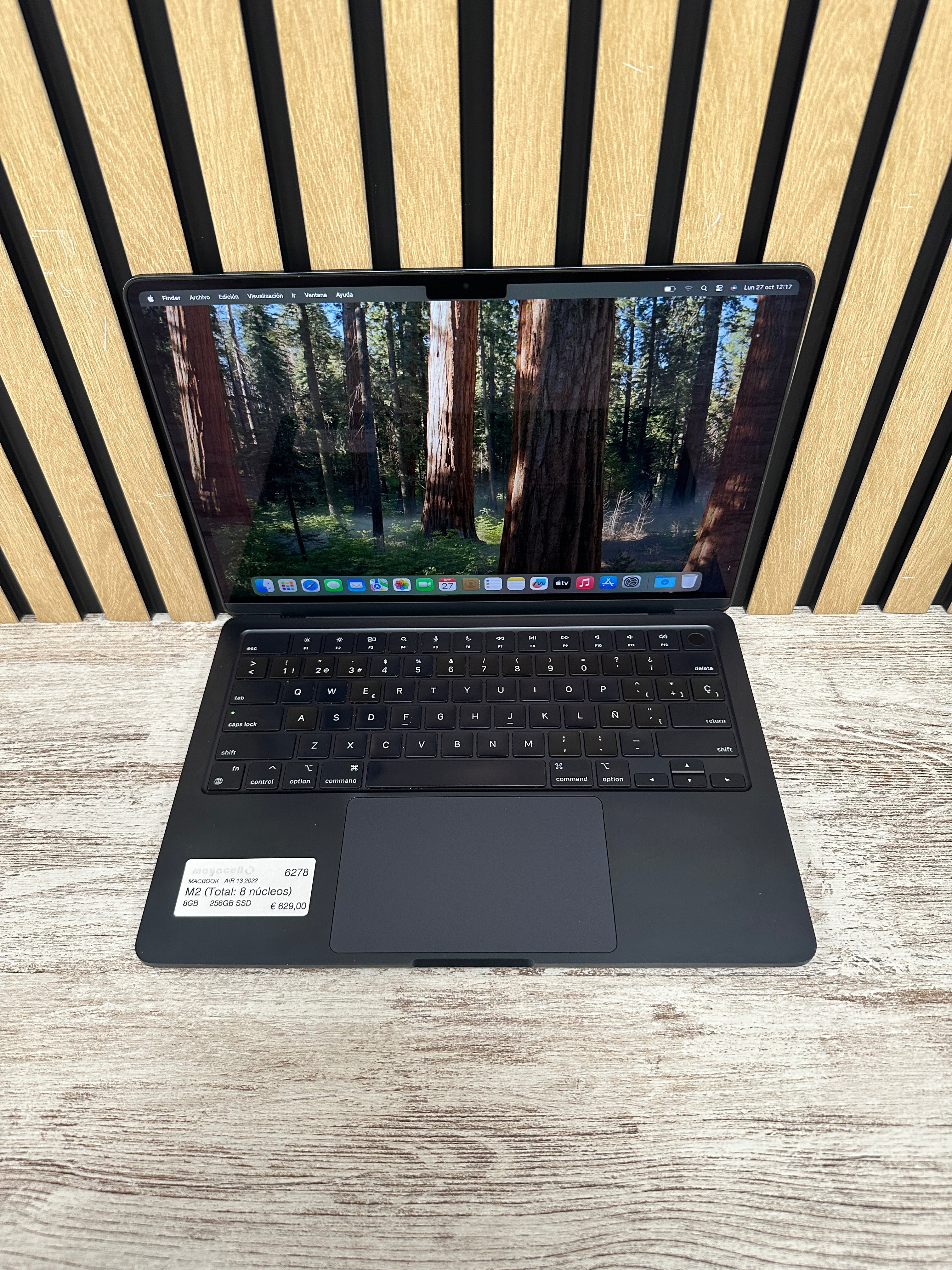 MacBook Air 13" 2022 M2 8gb 256gb SSD