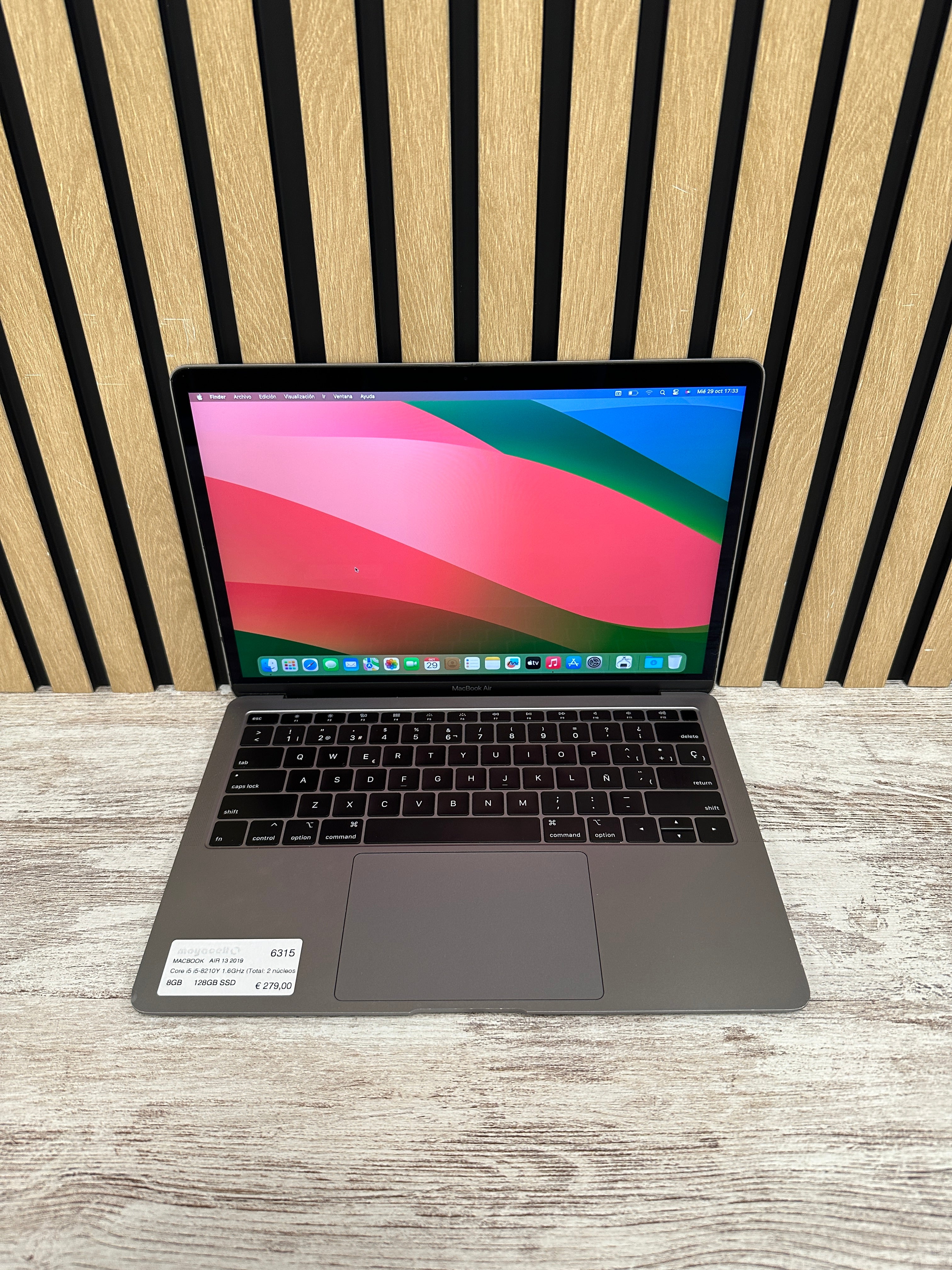 MacBook Air 13" 2019 i5 8gb 128gb SSD