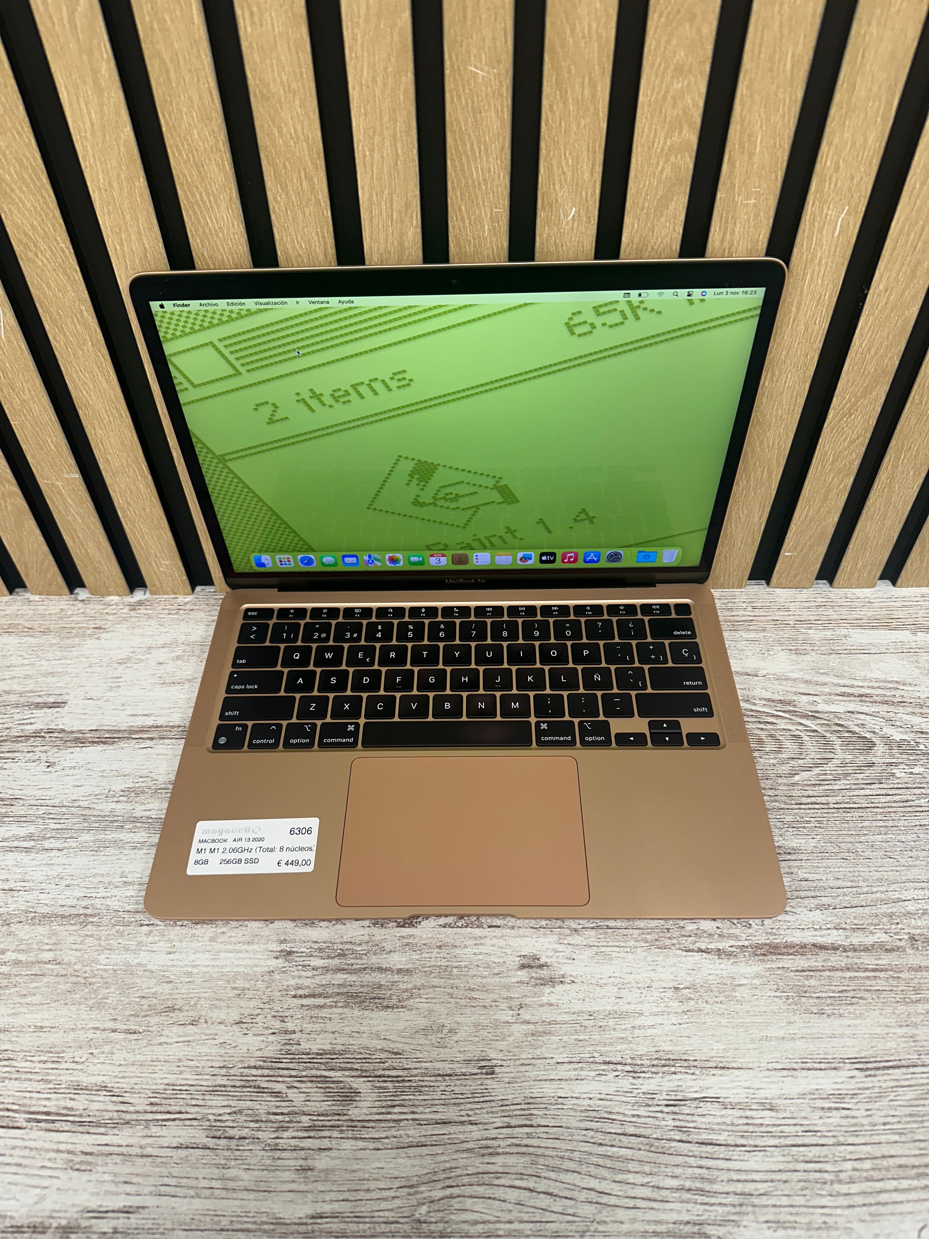 MacBook Air 13" 2020 M1 8gb 256gb SSD