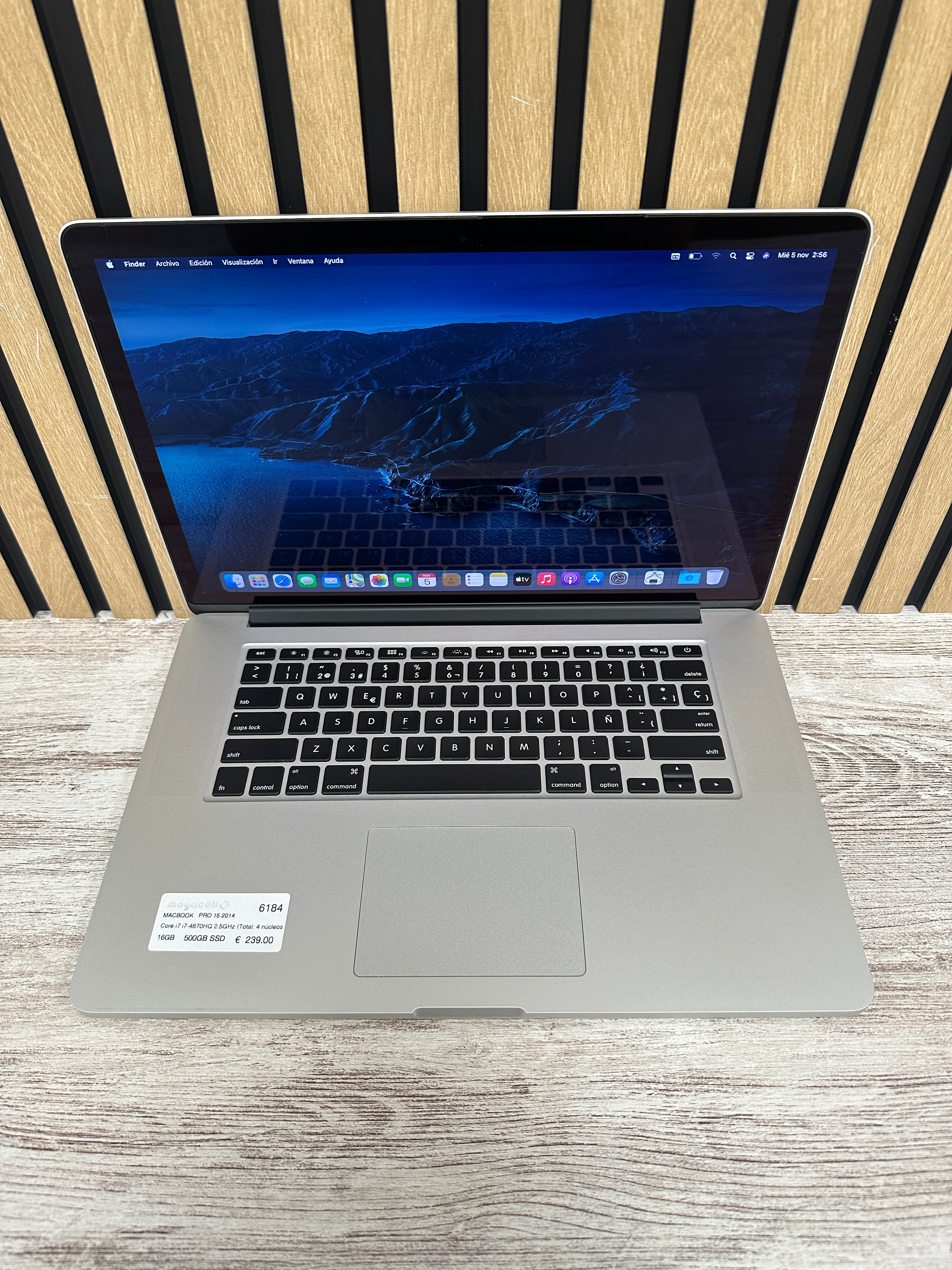 MacBook Pro 15" 2014 i7 16gb 500gb SSD