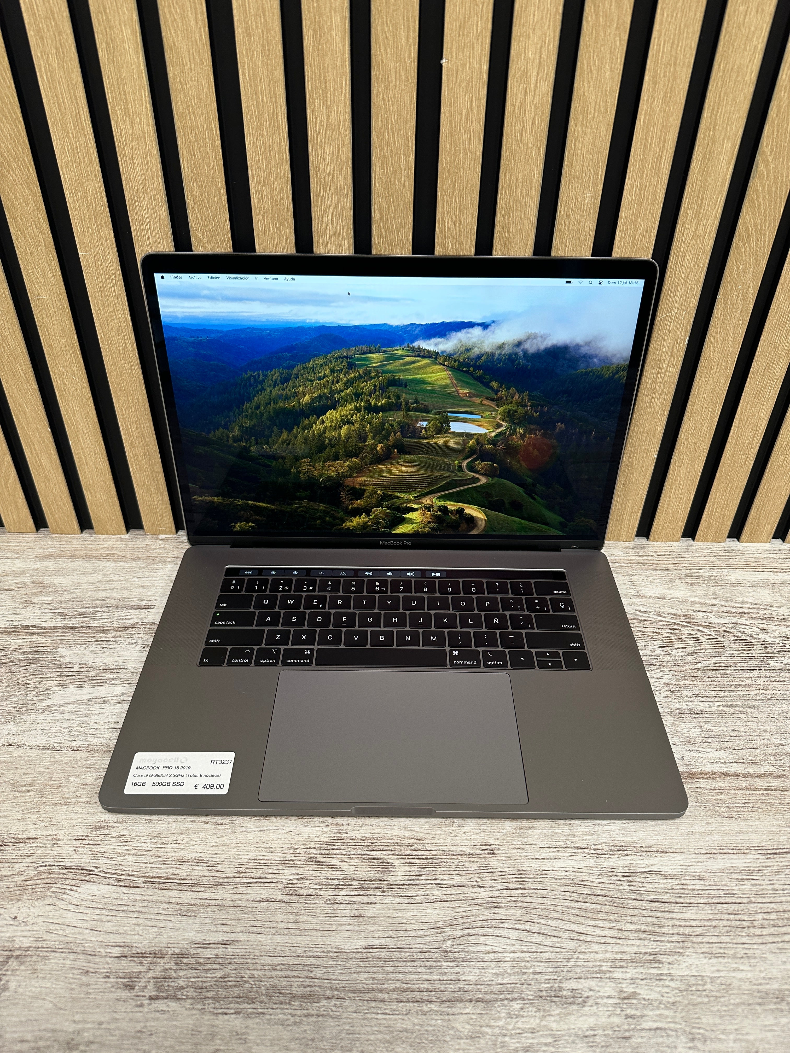 MacBook PRO 15 2019 Core i9 16GB 500GB SSD - Moyacell
