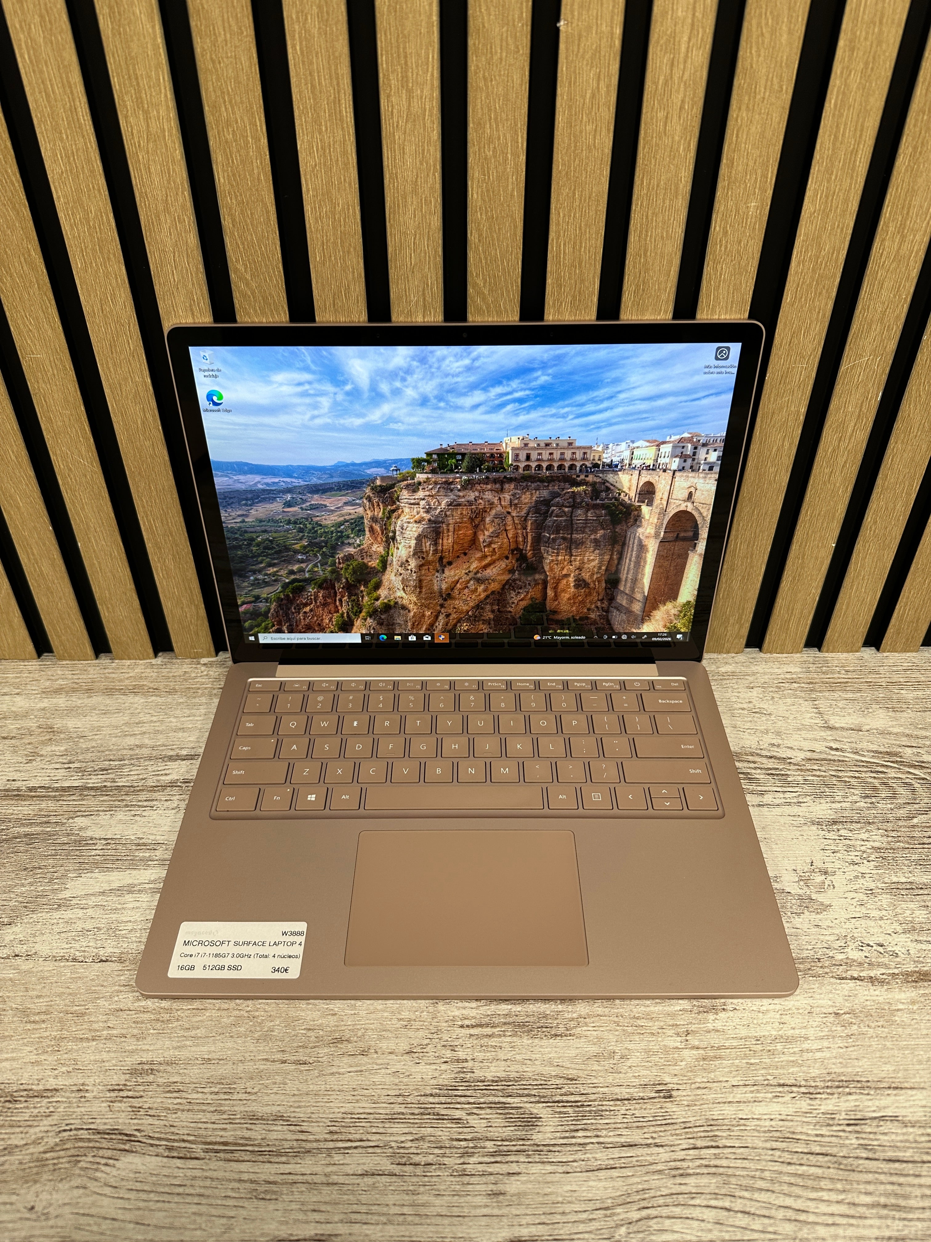 MICROSOFT CORP. SURFACE LAPTOP 4 Core i7 i7-1185G7 3.0GHz (Total: 4 núcleos) 16GB 512GB SSD 13.5"