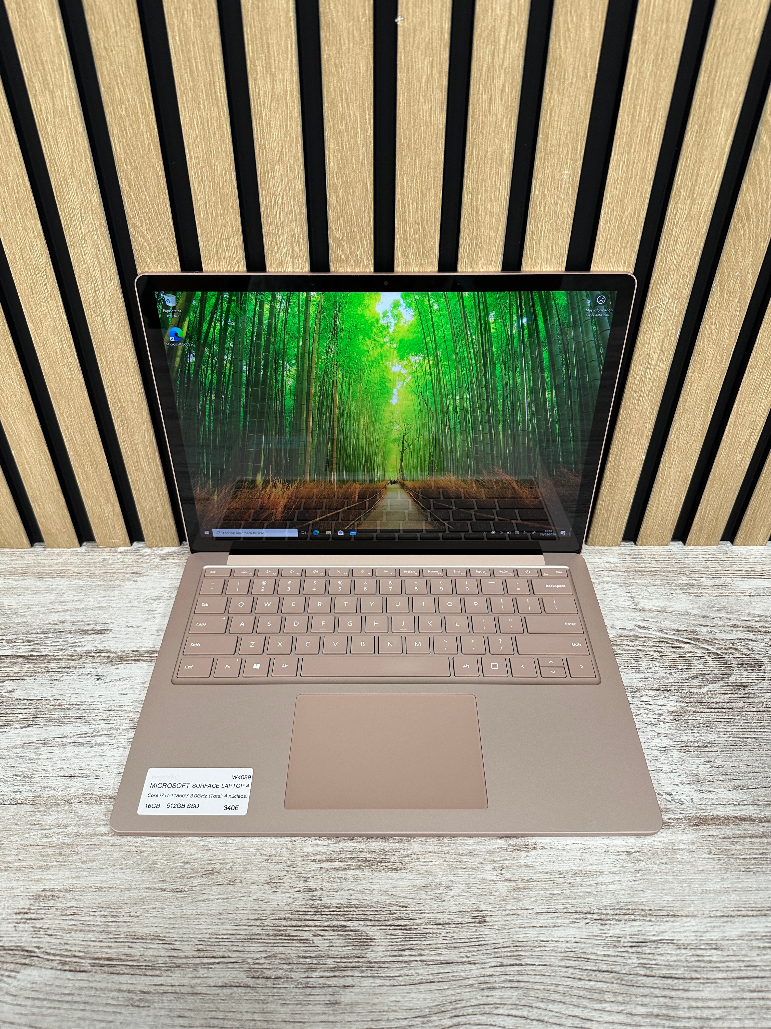 MICROSOFT SURFACE LAPTOP 4 Core i7 i7-1185G7 3.0GHz (Total: 4 núcleos) 16GB 512GB SSD 13.5"