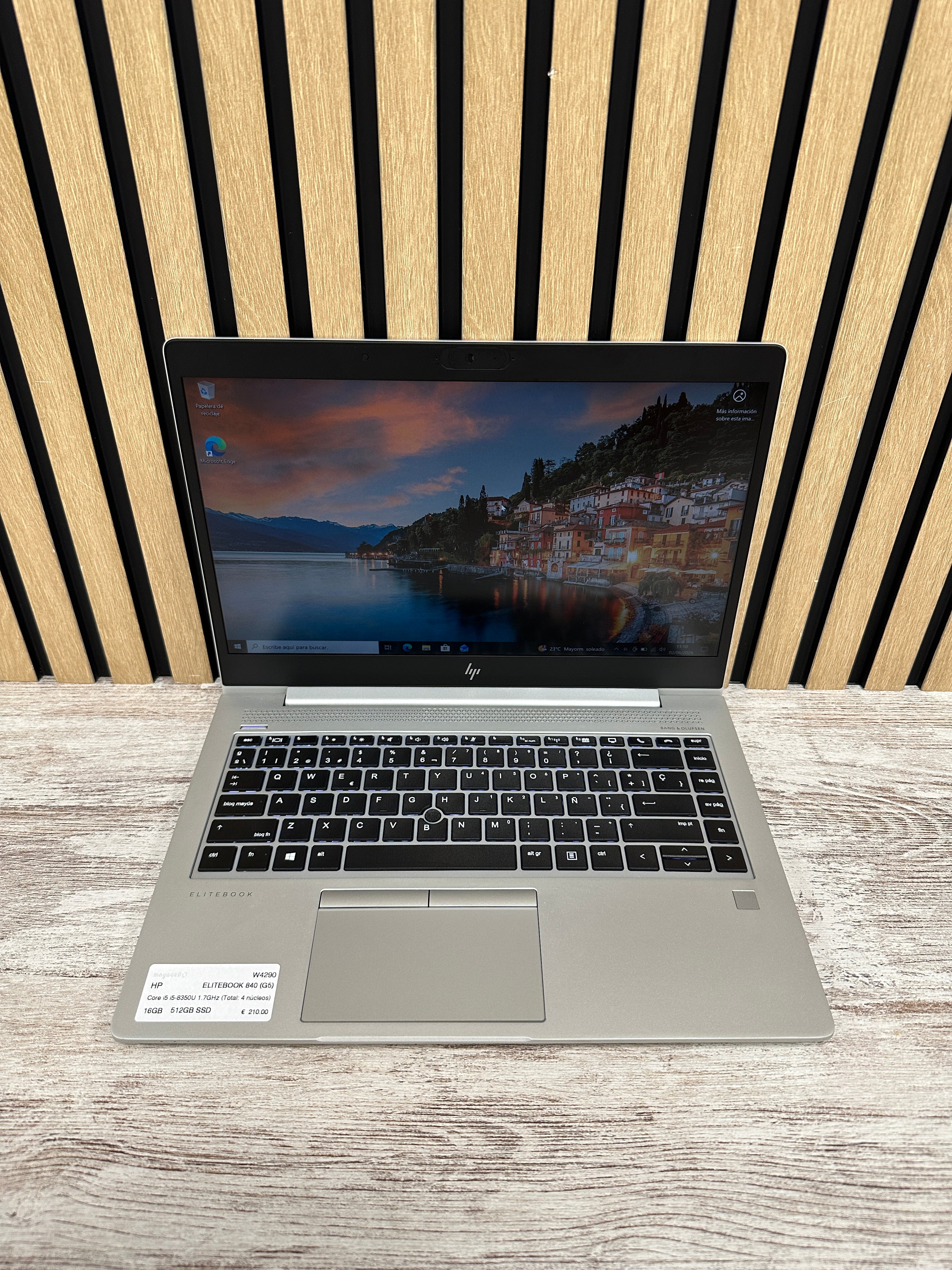 HP ELITEBOOK 840 (G5) Core i5 i5-8350U 1.7GHz (Total: 4 núcleos) 16GB 512GB SSD 14"