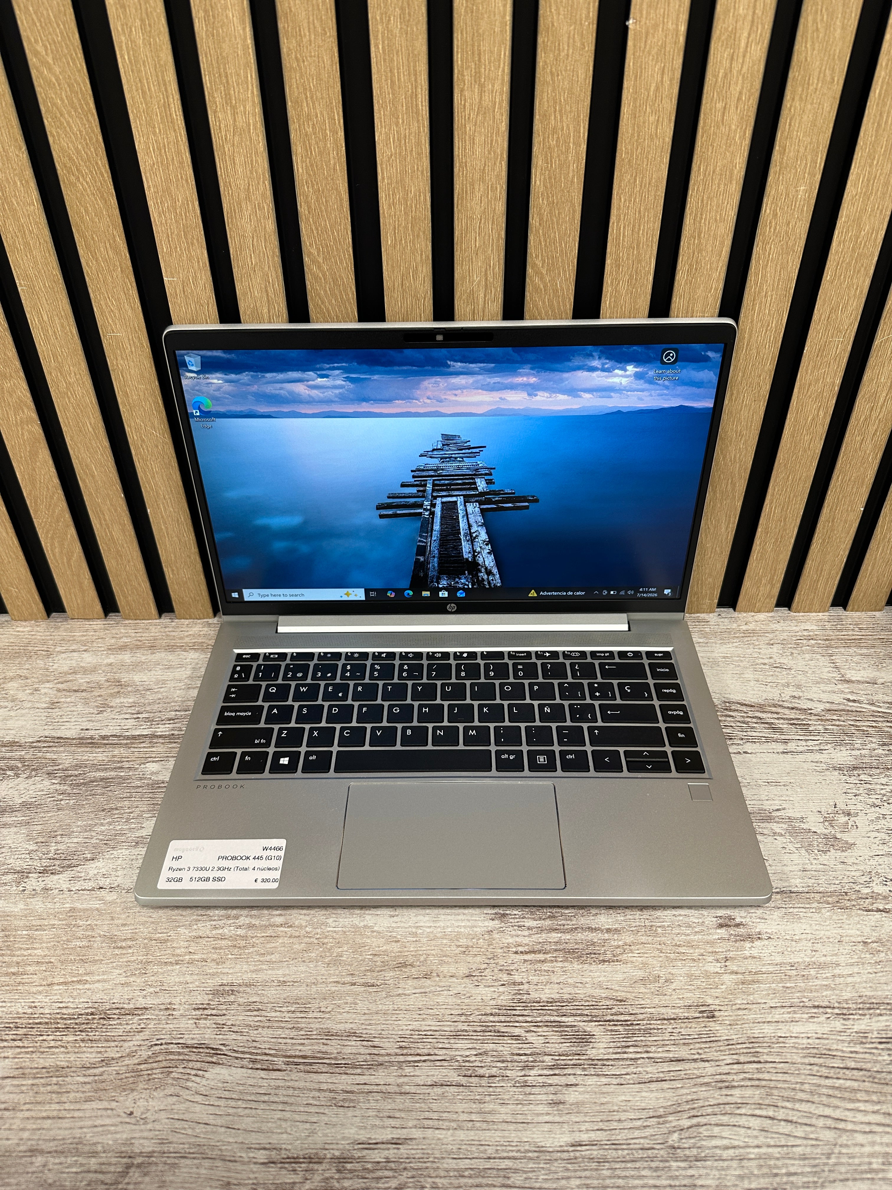 HP PROBOOK 445 (G10) Ryzen 3 32GB 512GB SSD 14" - Moyacell