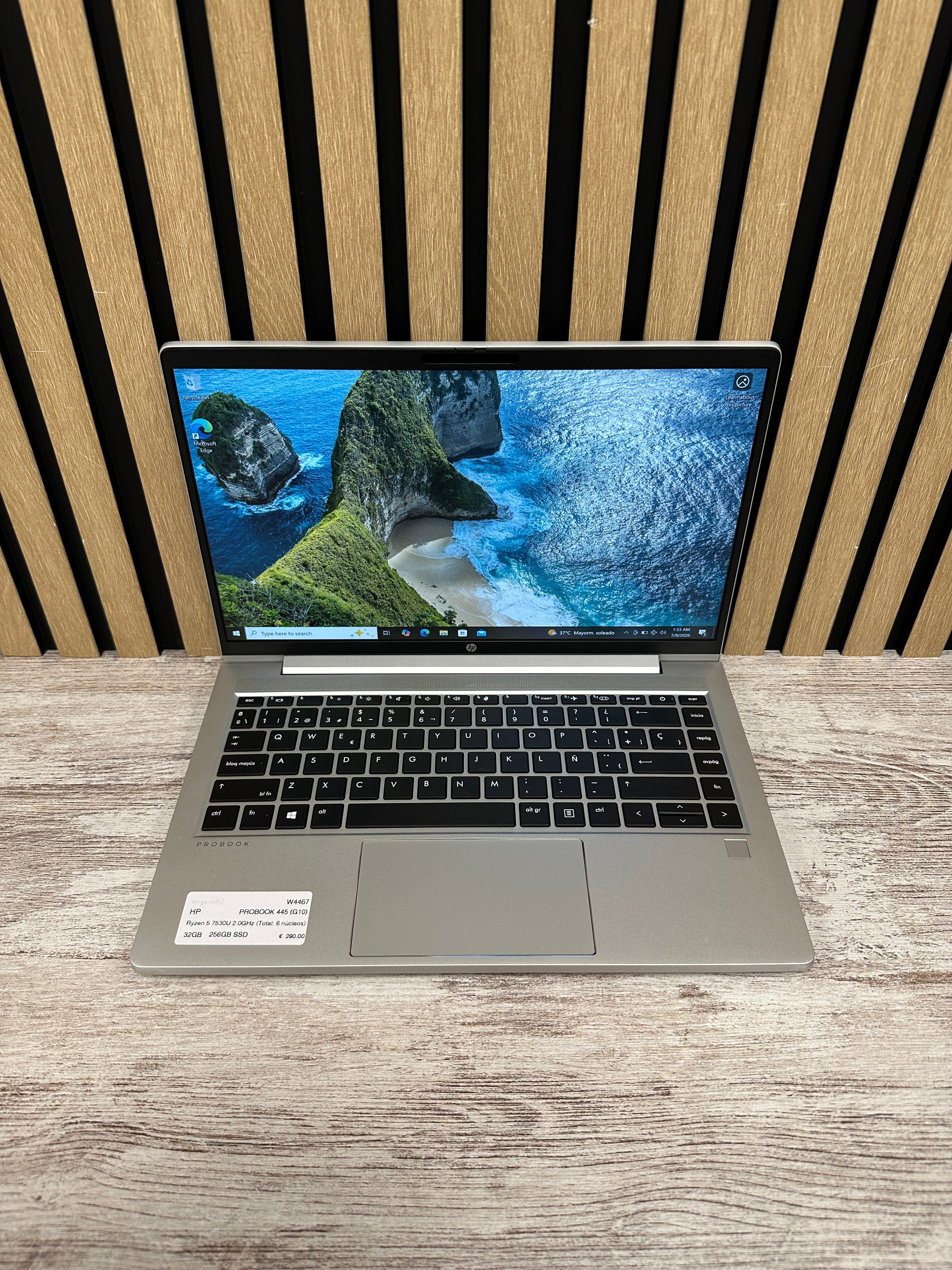 HP PROBOOK 445 (G10) Ryzen 5 32GB 256GB SSD 14" - Moyacell