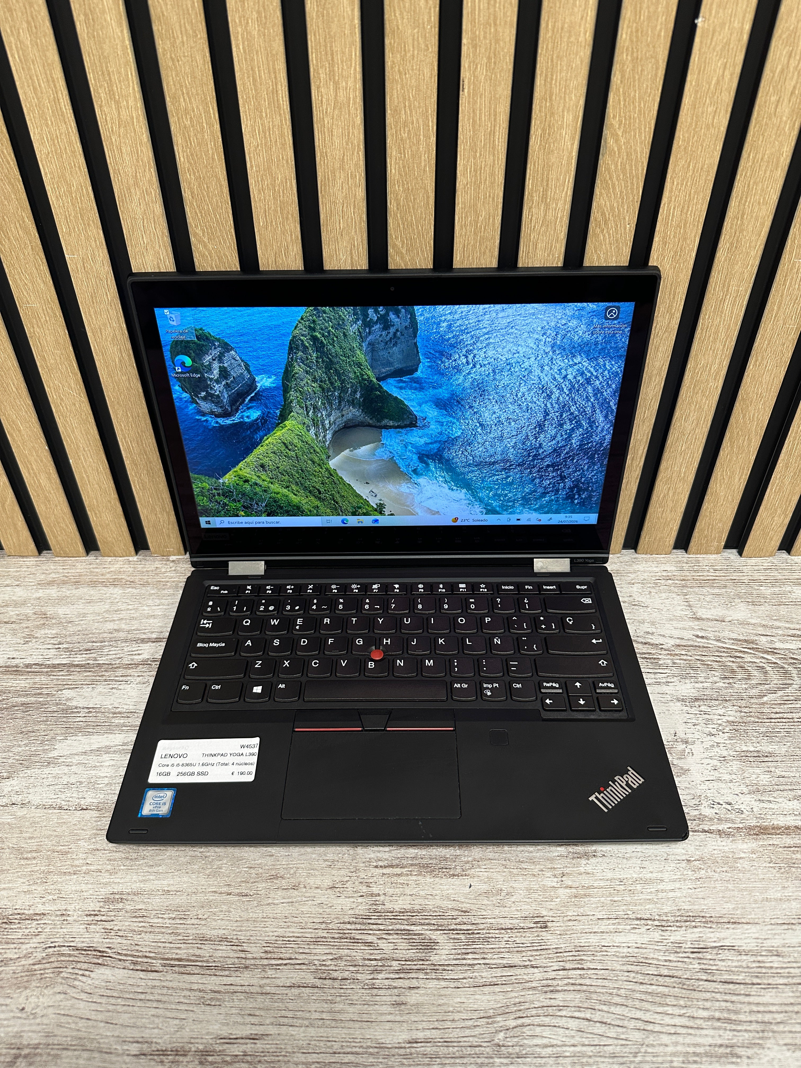 LENOVO THINKPAD YOGA L390 i5 16GB 256GB SSD 13.3" - Moyacell