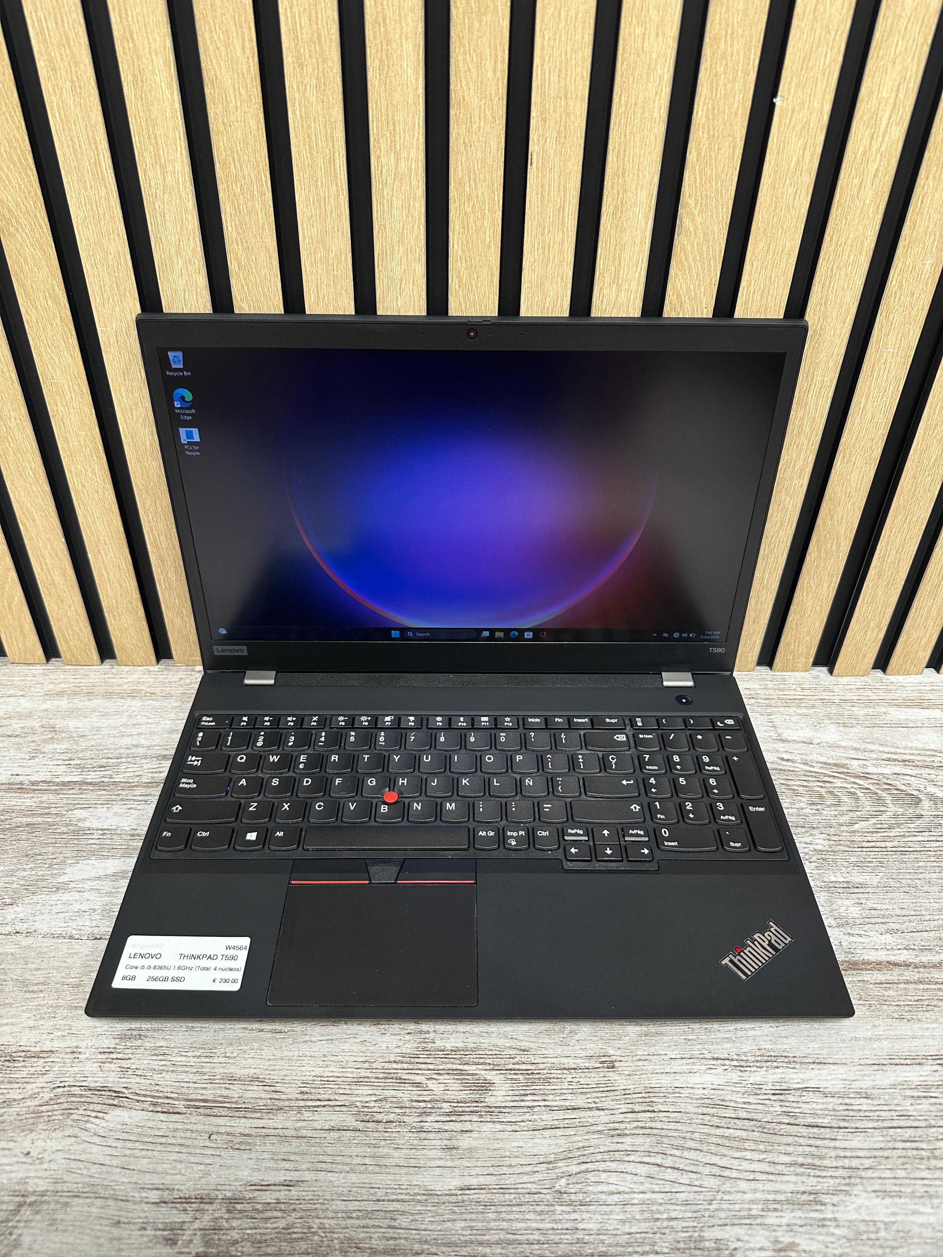 LENOVO THINKPAD T590 i5 8GB 256GB SSD 15.6" - Moyacell