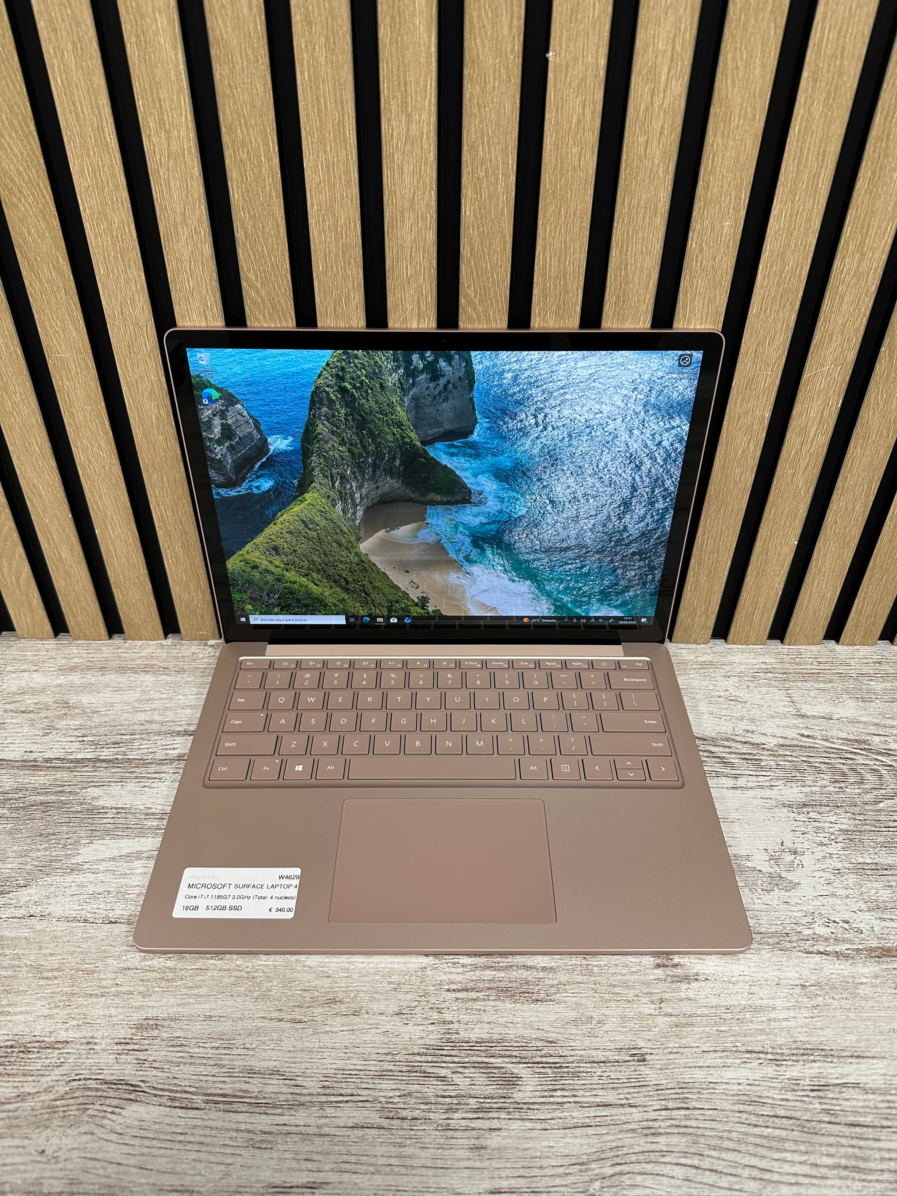 MICROSOFT SURFACE LAPTOP 4 Core i7 i7-1185G7 3.0GHz (Total: 4 núcleos) 16GB 512GB SSD 13.5"