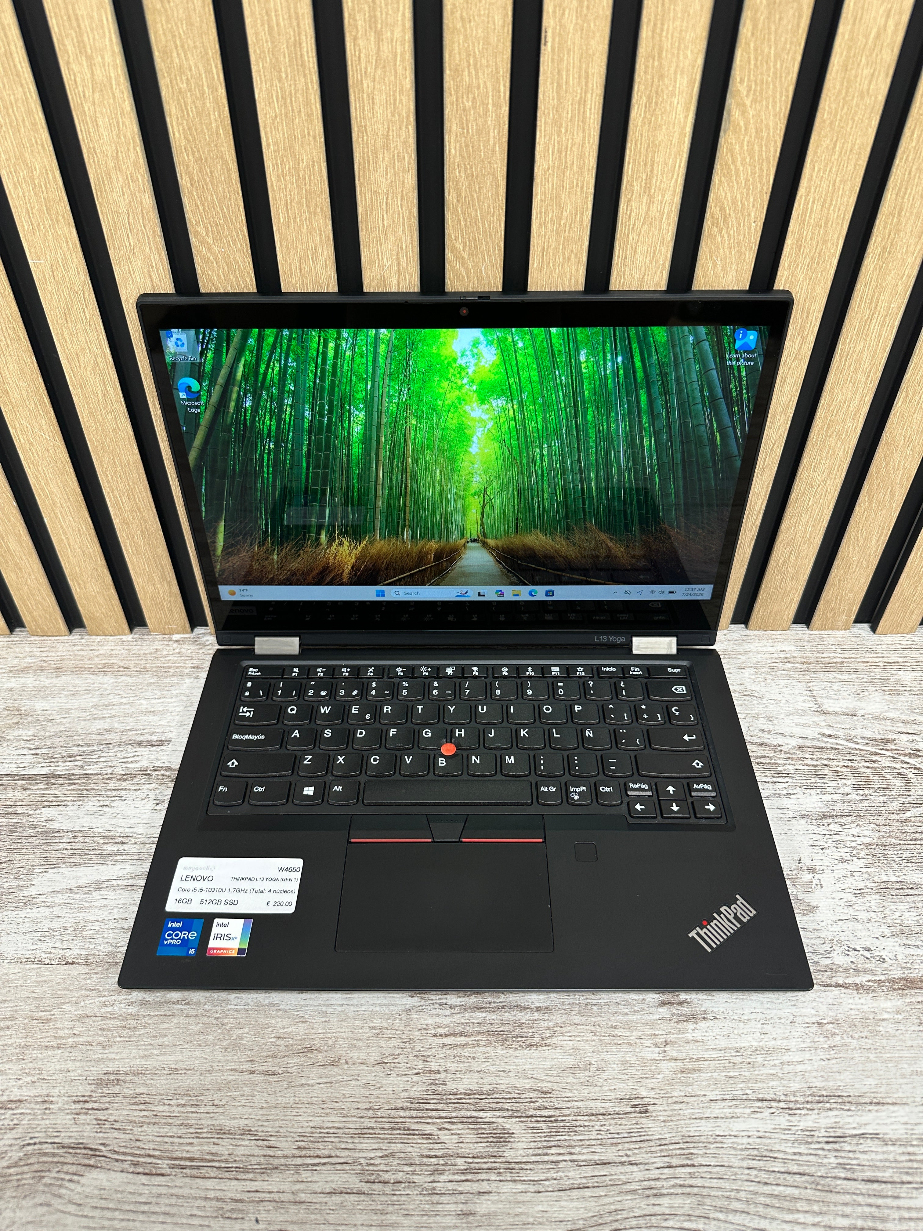 LENOVO THINKPAD L13 YOGA (GEN 1) i5 16GB 512GB SSD 13.3" - Moyacell