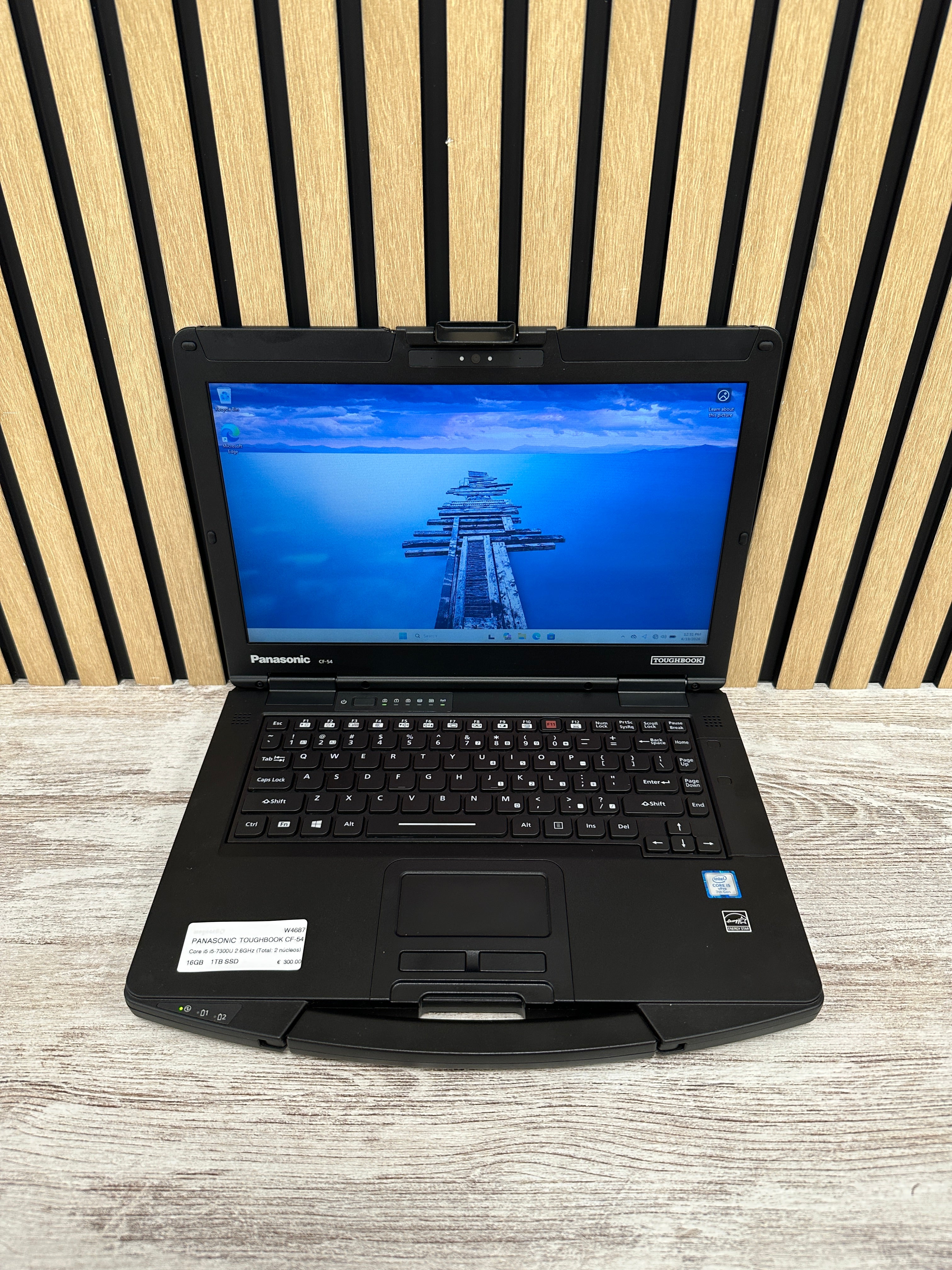 PANASONIC TOUGHBOOK CF-54 Core i5 i5-7300U 2.6GHz (Total: 2 núcleos) 16GB 1TB SSD 14"