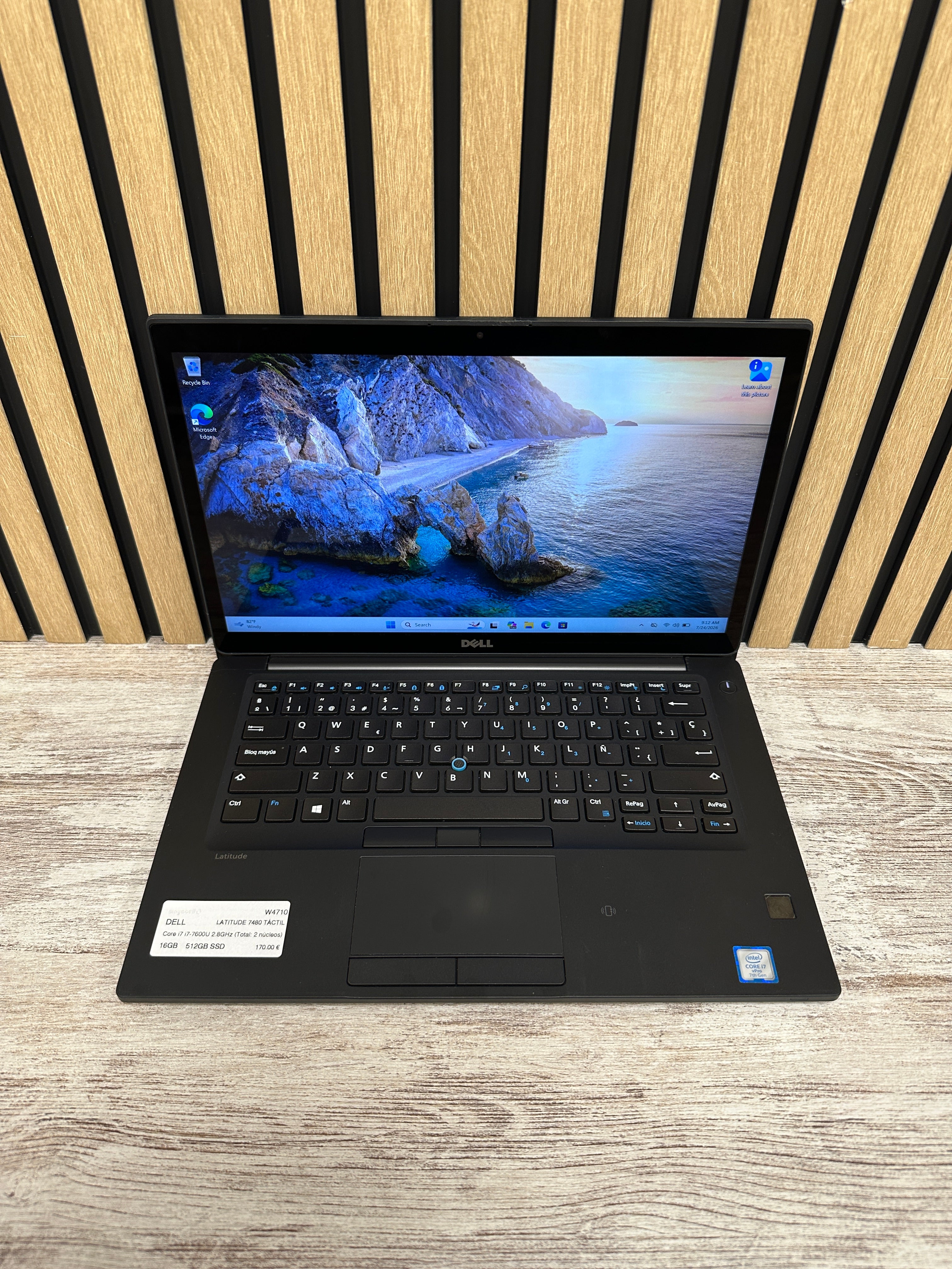DELL LATITUDE 7480 TÁCTIL i7 16GB 512GB SSD 14" - Moyacell