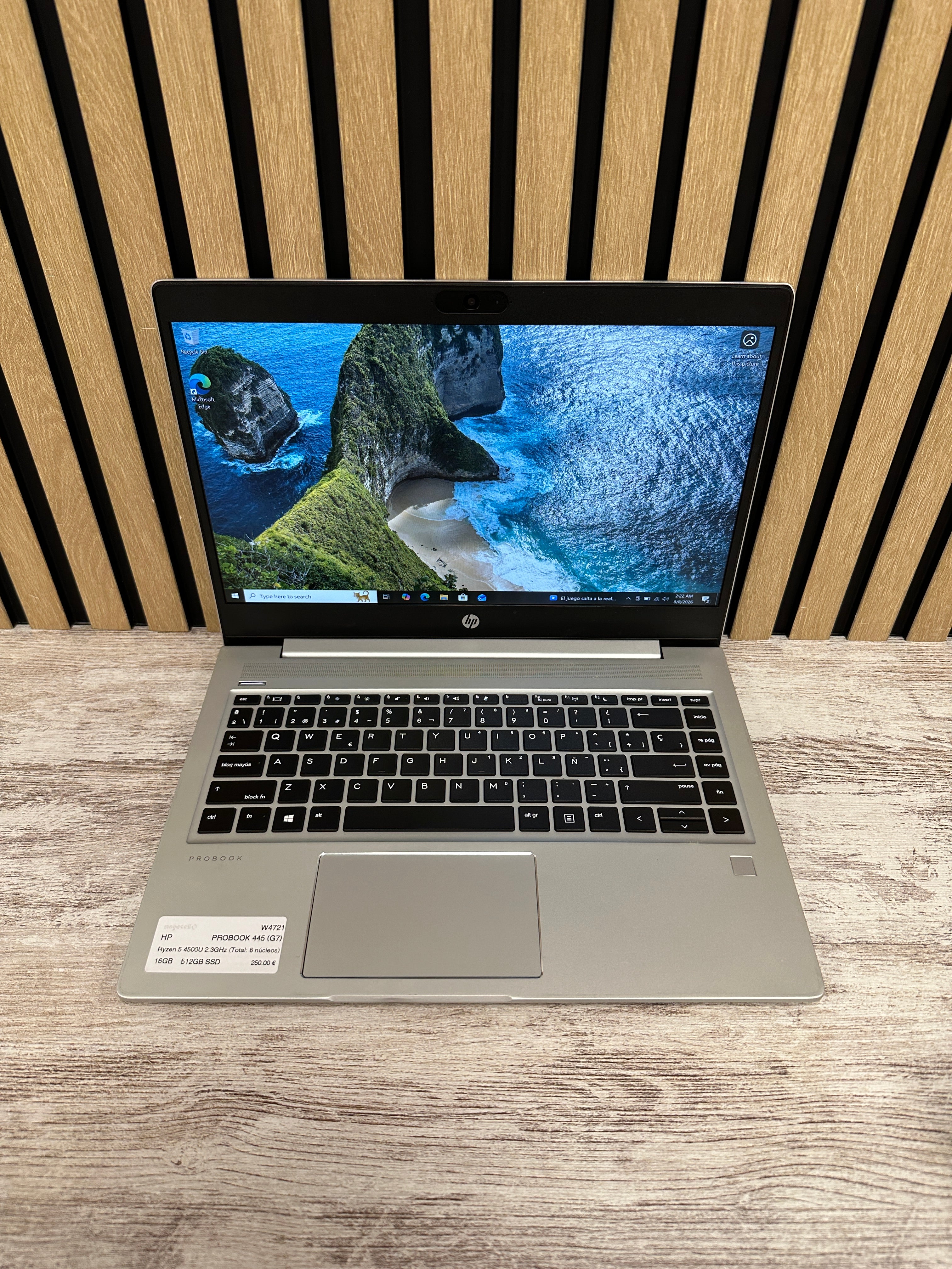 HP PROBOOK 445 (G7) Ryzen 5 16GB 512GB SSD 14" - Moyacell