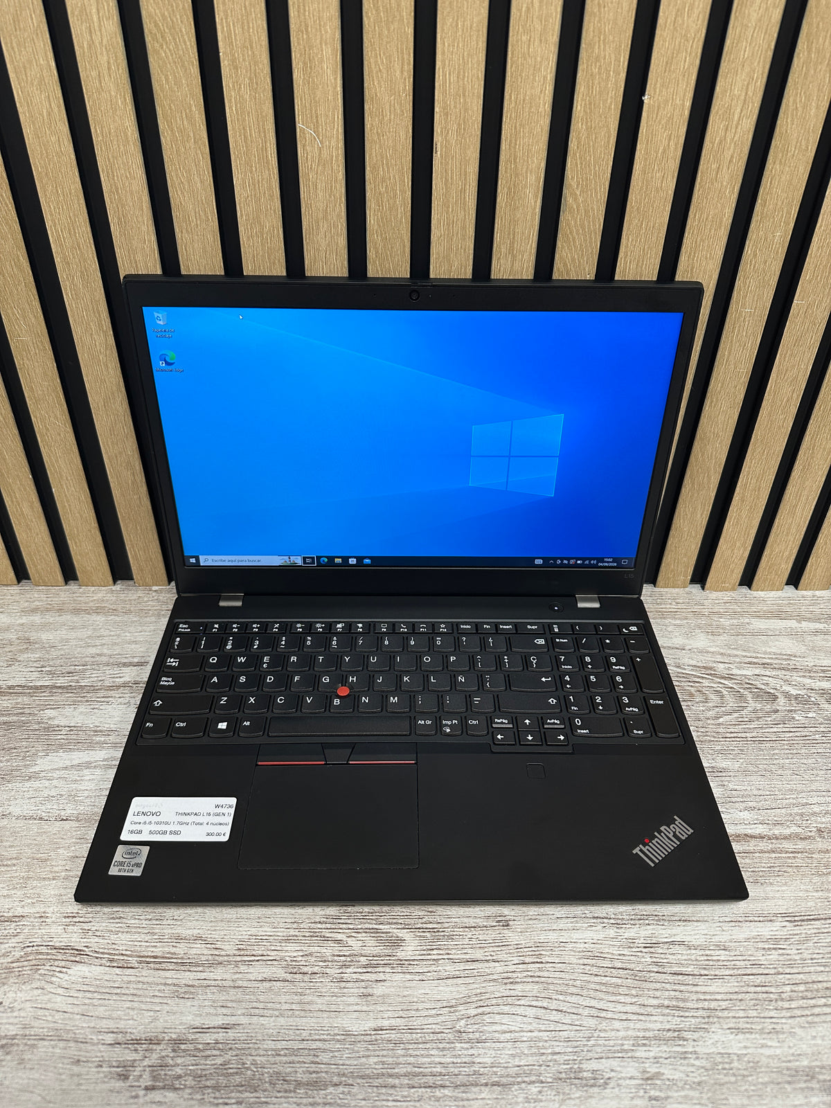 LENOVO THINKPAD L15 (GEN 1) i5 16GB 500GB SSD 15.6" - Moyacell