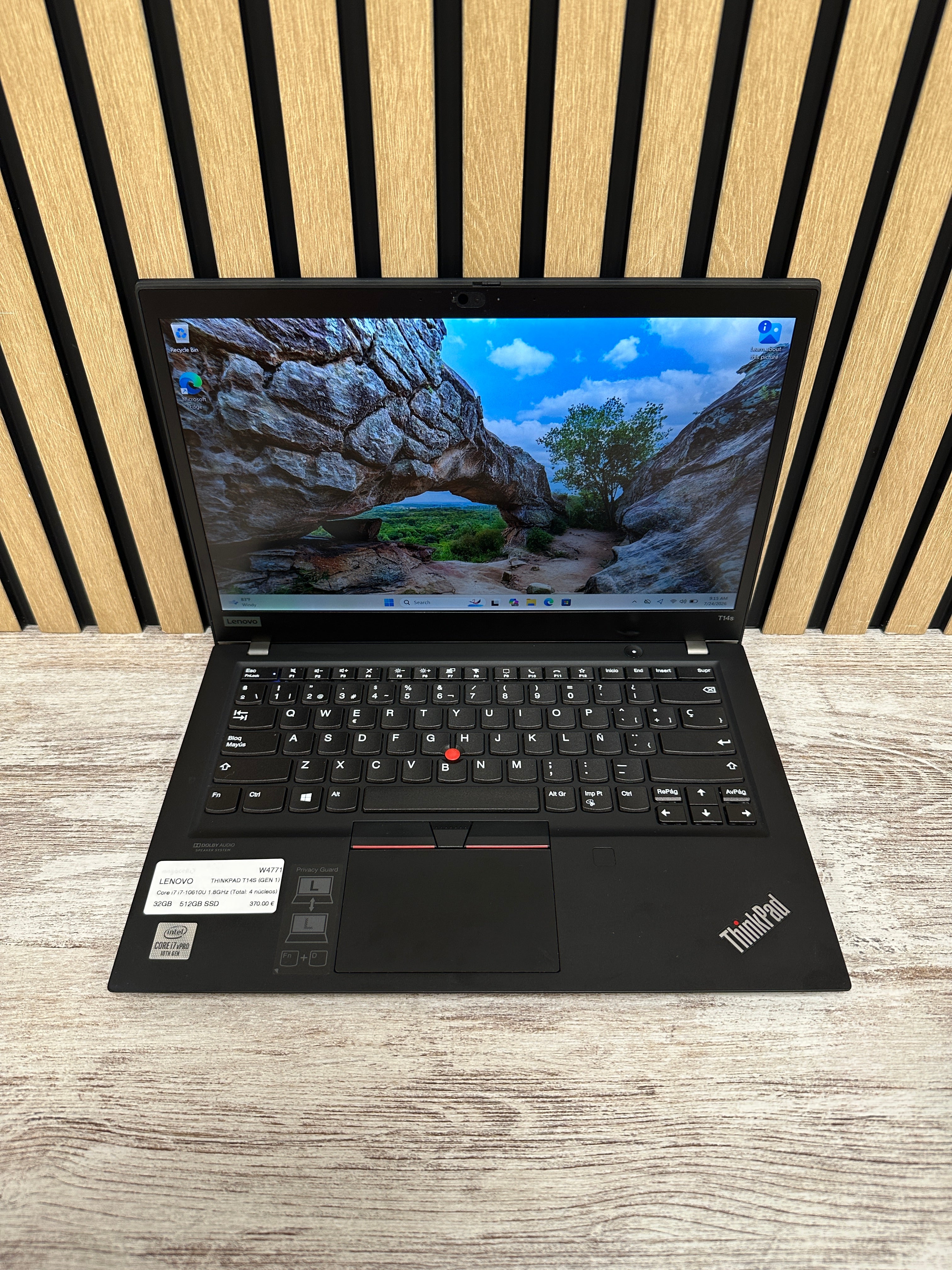 LENOVO THINKPAD T14S (GEN 1) i7 32GB 512GB SSD 14" - Moyacell