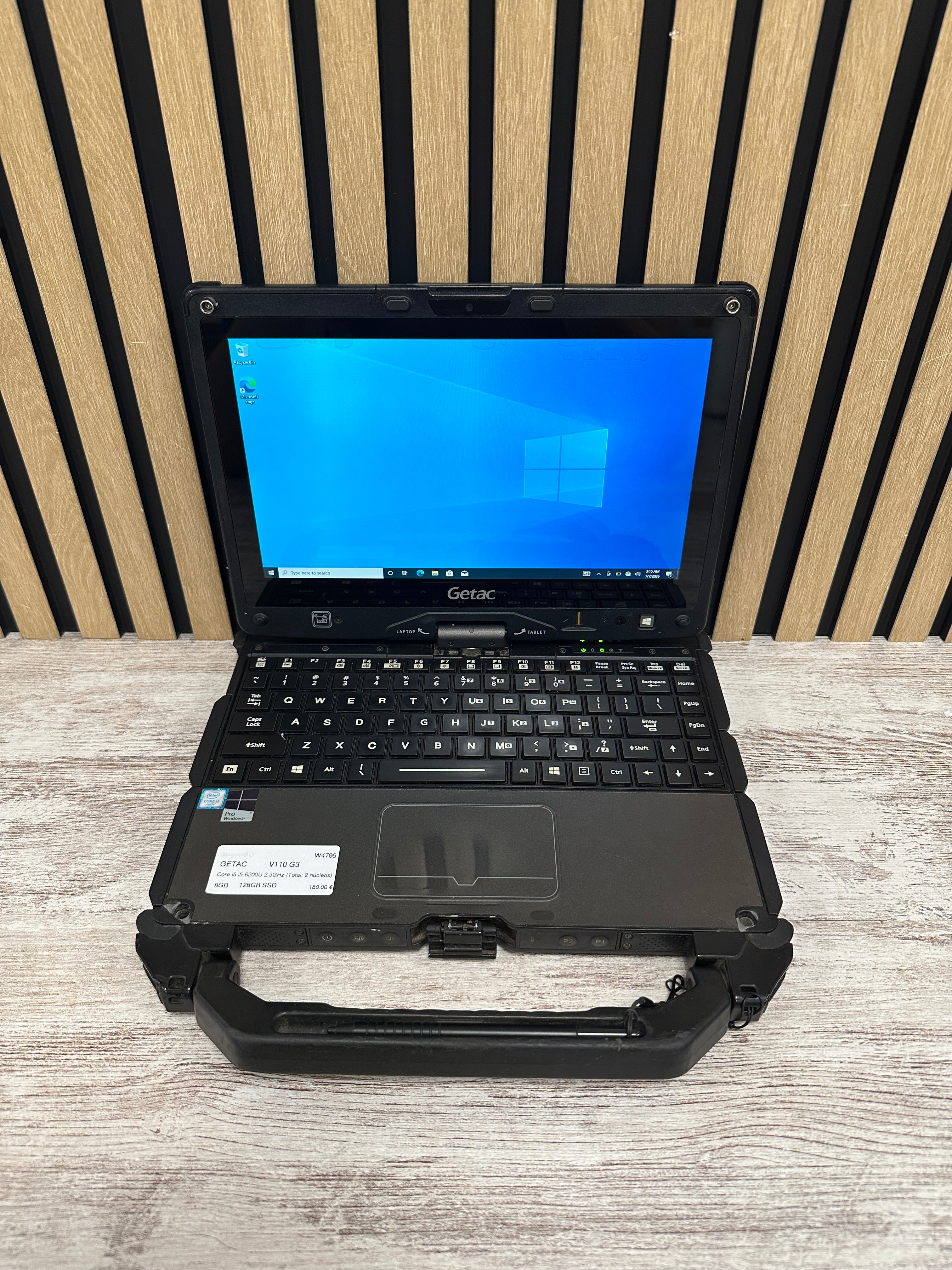 GETAC V110 G3 Core i5 i5-6200U 2.3GHz (Total: 2 núcleos) 8GB 128GB SSD 11.6" - Moyacell