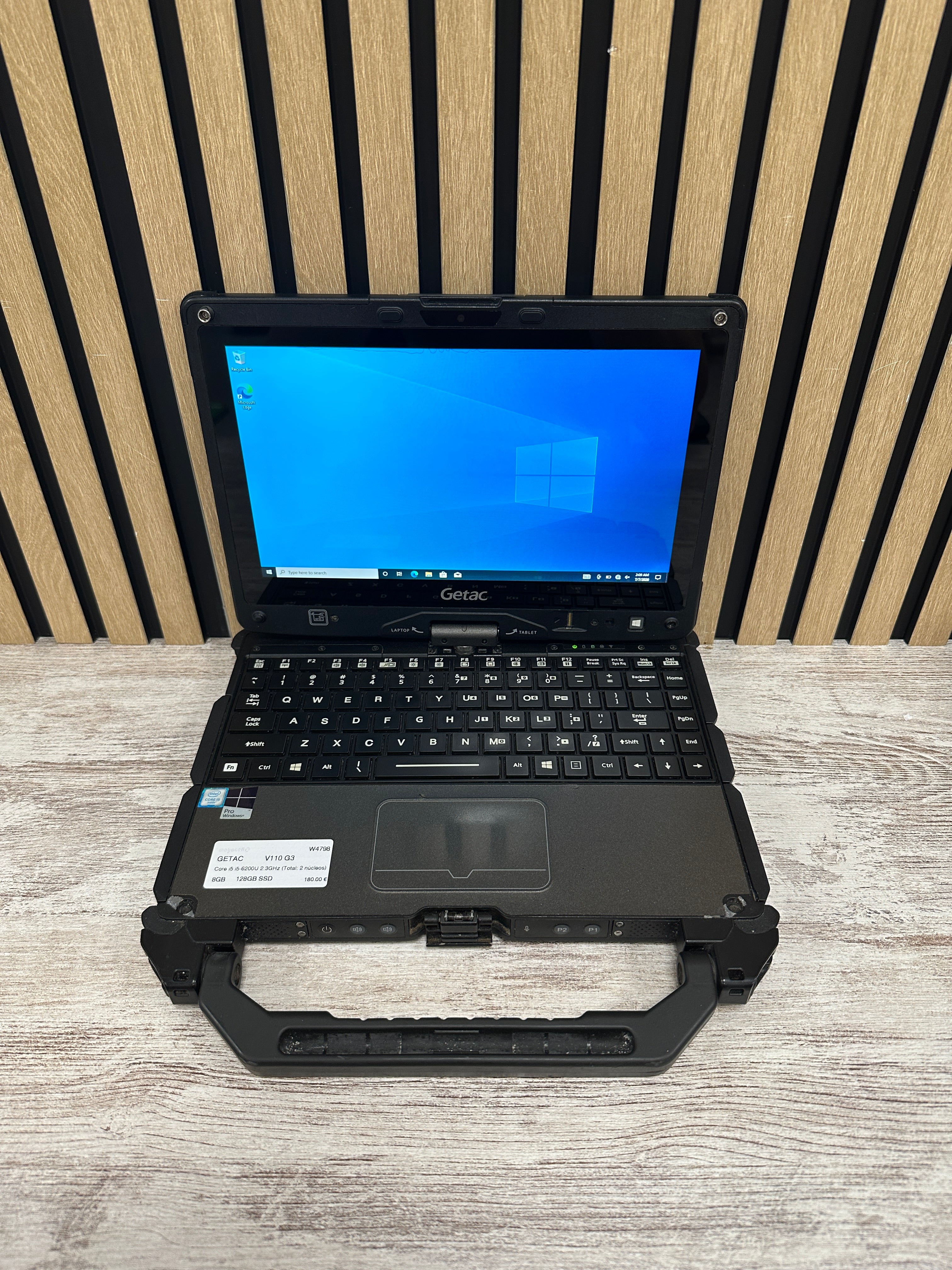 GETAC V110 G3 Core i5 i5-6200U 2.3GHz (Total: 2 núcleos) 8GB 128GB SSD 11.6" - Moyacell