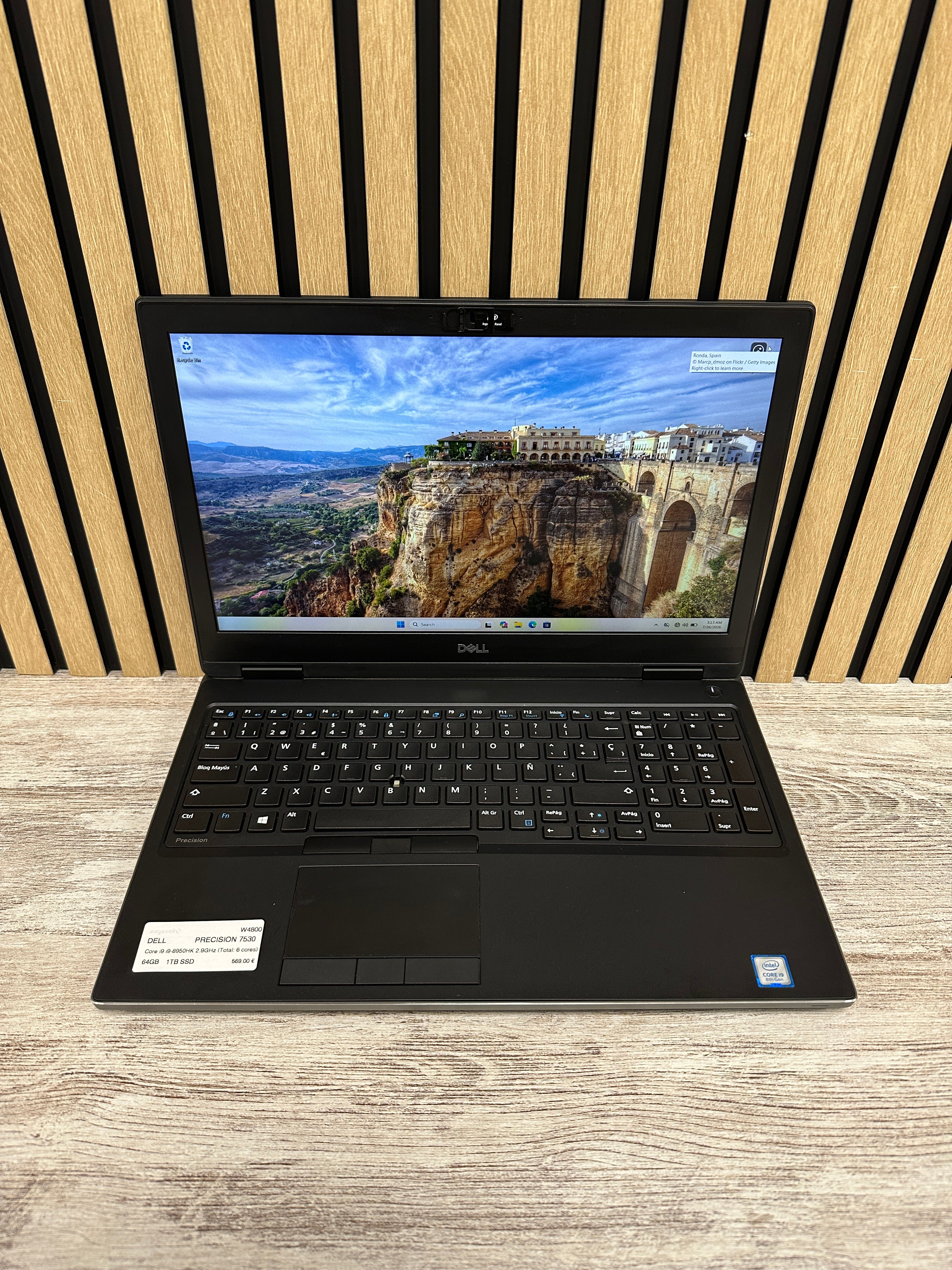 DELL PRECISION 7530 i9 64GB 1TB SSD 15.6" - Moyacell