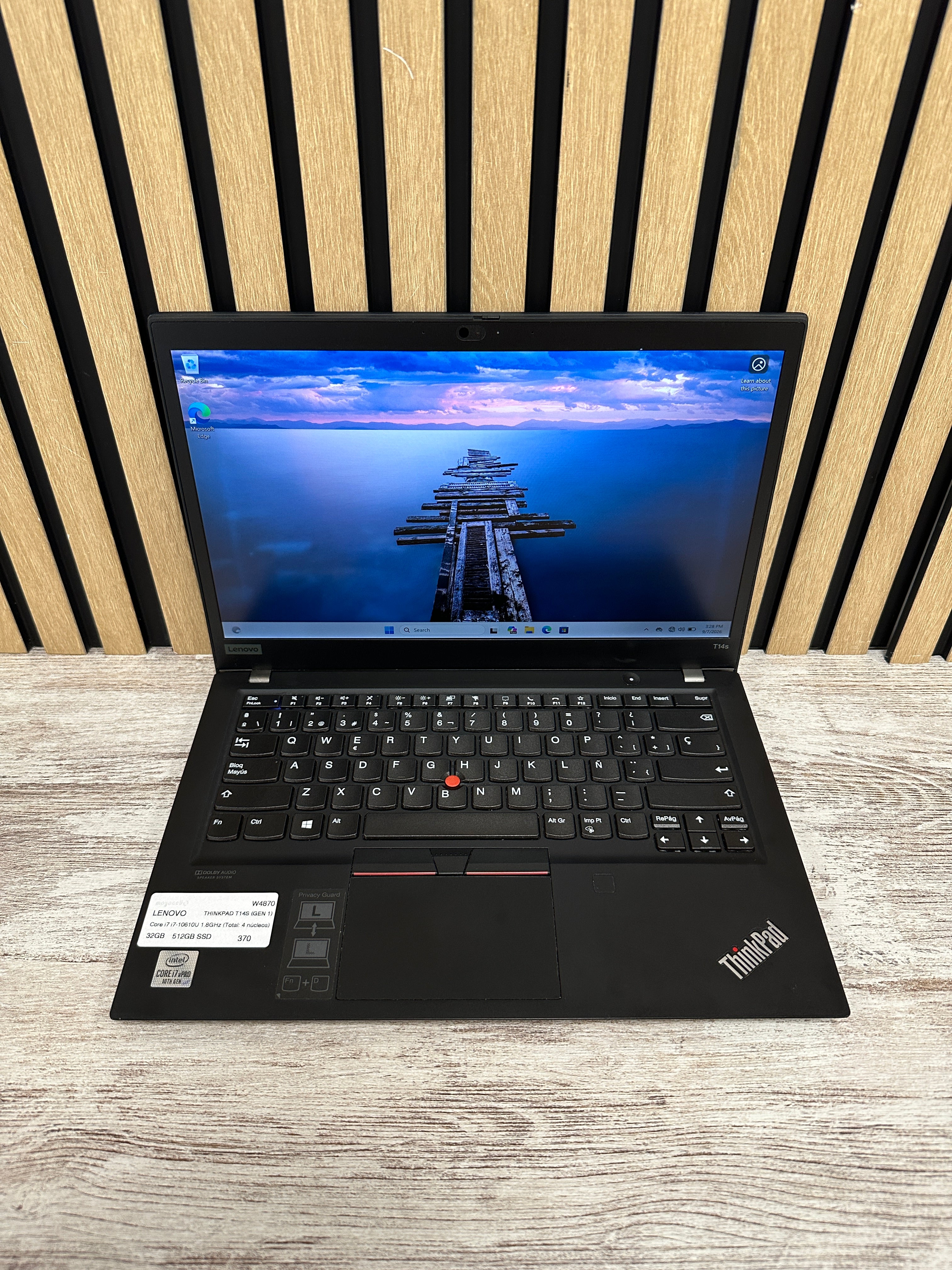 LENOVO THINKPAD T14S (GEN 1) i7 32GB 512GB SSD 14" - Moyacell