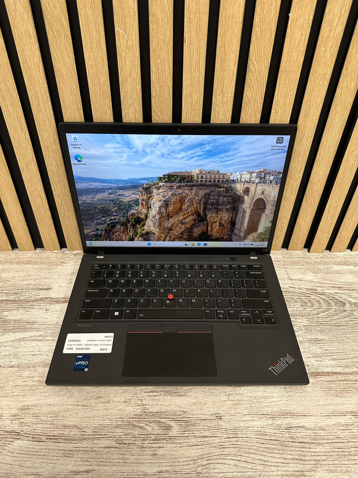 LENOVO THINKPAD T14 (GEN 3) i5 16GB 256GB SSD 14" - Moyacell