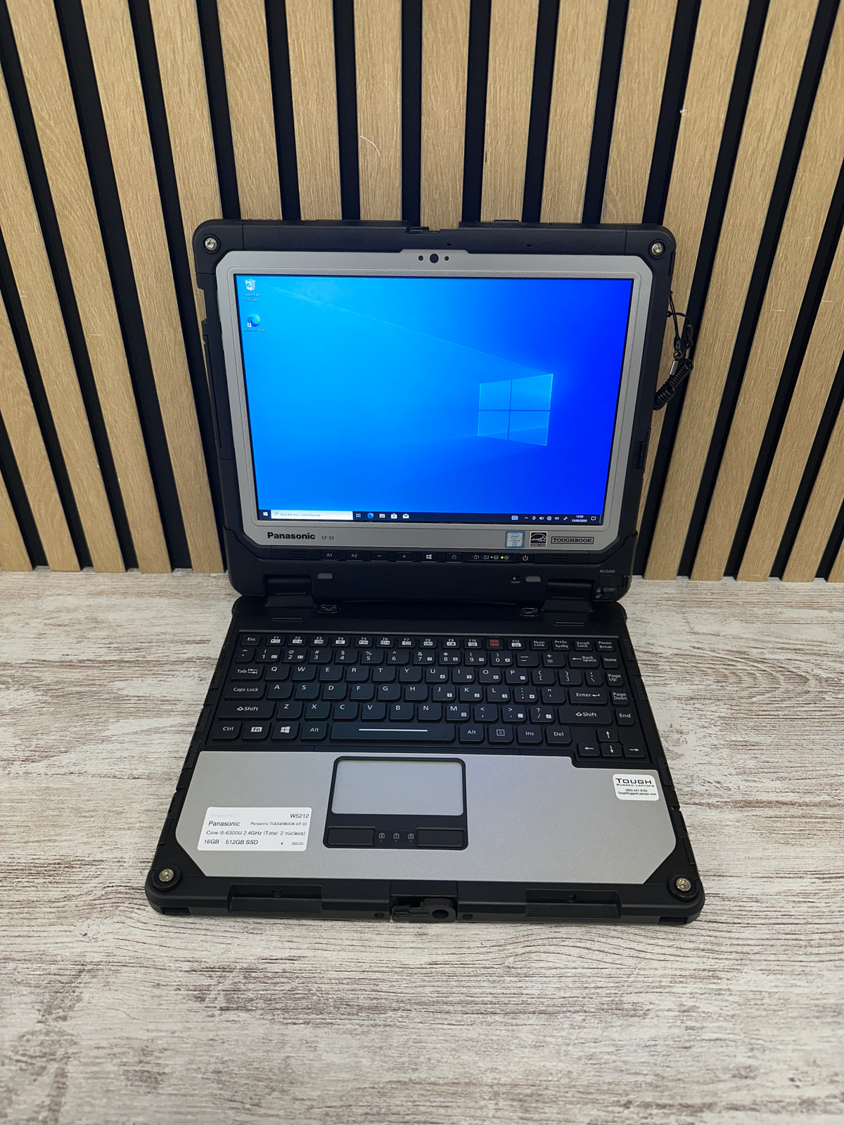 PANASONIC TOUGHBOOK CF-33 i5 16GB 512GB SSD 12" - Moyacell